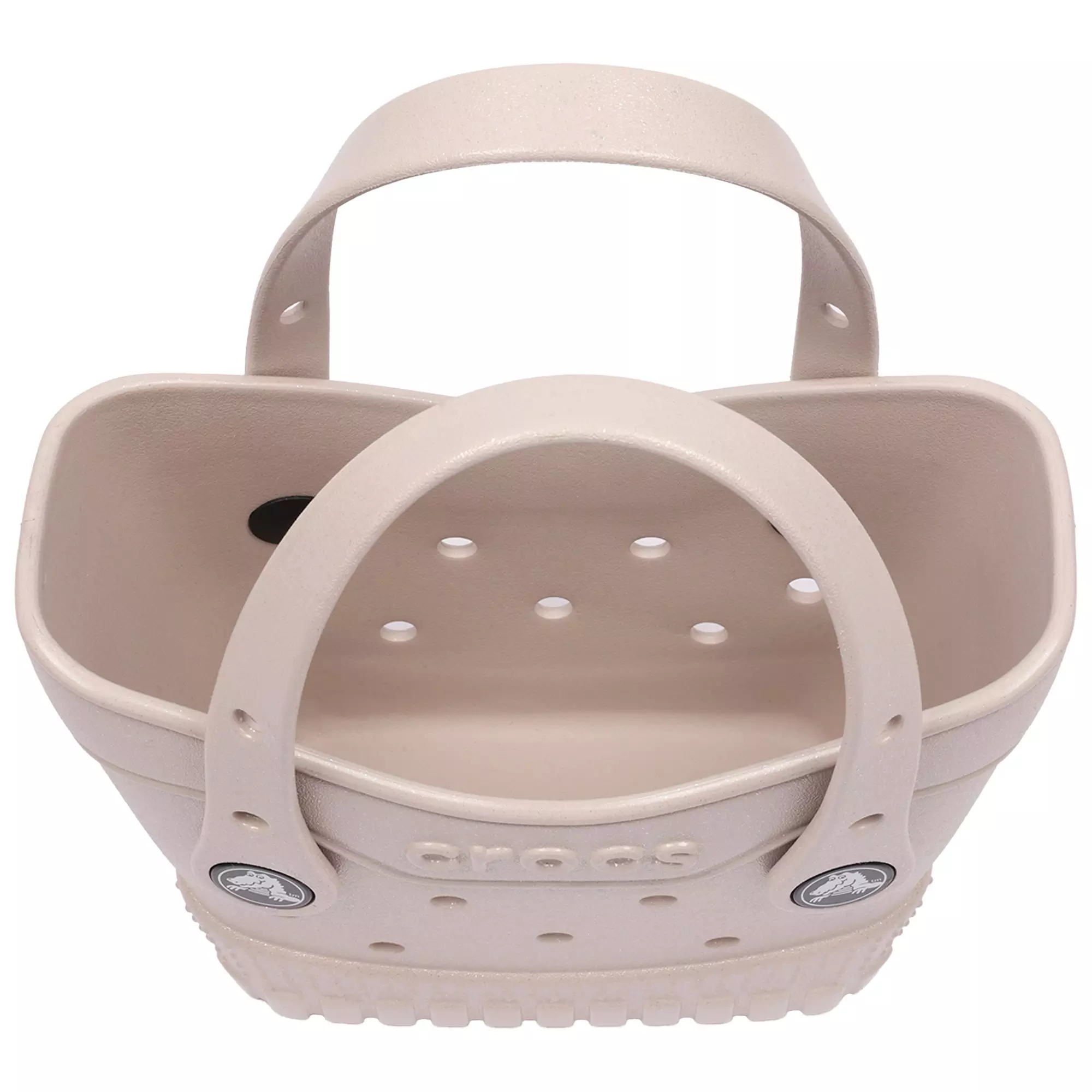 Crocs Micro Glitter Tote - Cream - CREAM