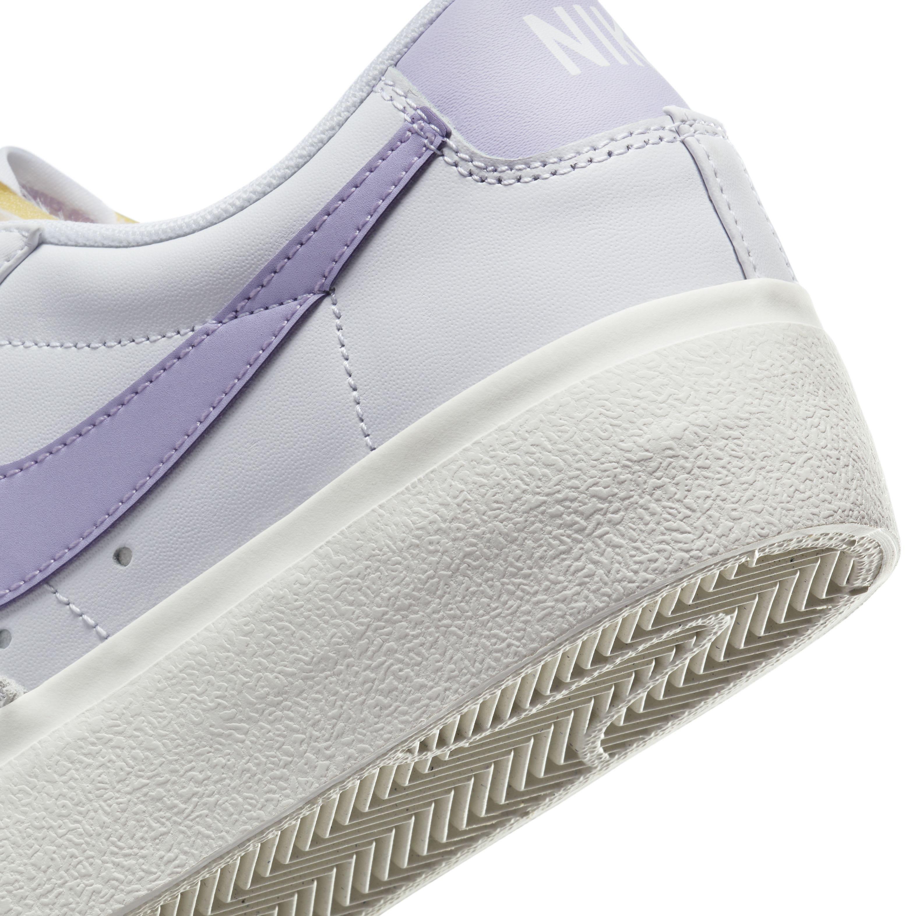 Nike Blazer Low Platform "White/Sail/Lilac Bloom" Women's Shoe - WHITE/SAIL/LILAC Thumbnail View 8