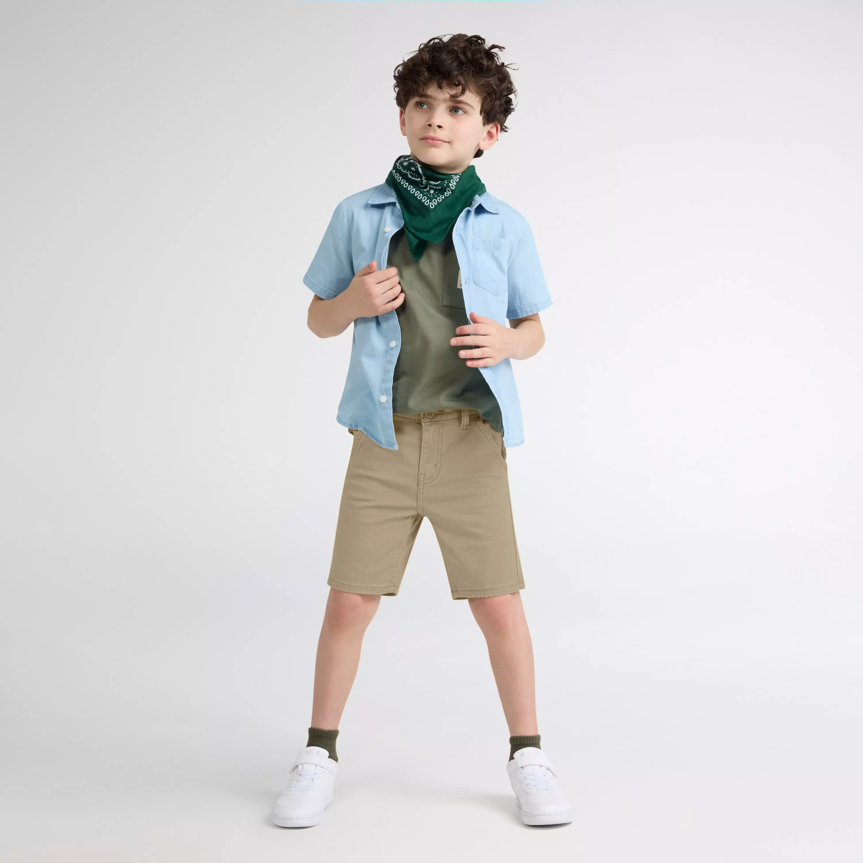 Levi's 511 Sueded Little Boys' Gold Chino Shorts - GOLD