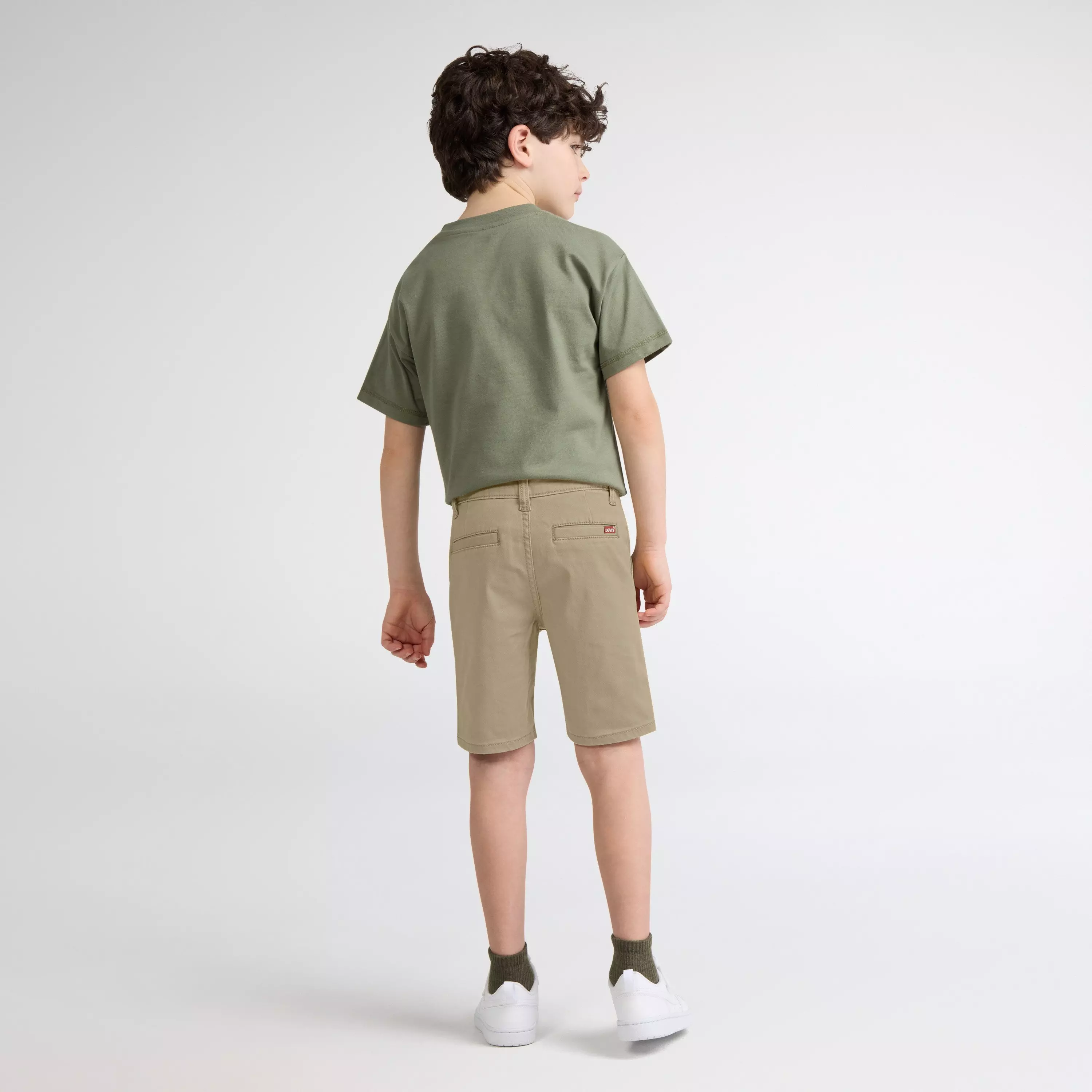 Levi's 511 Sueded Little Boys' Gold Chino Shorts - GOLD