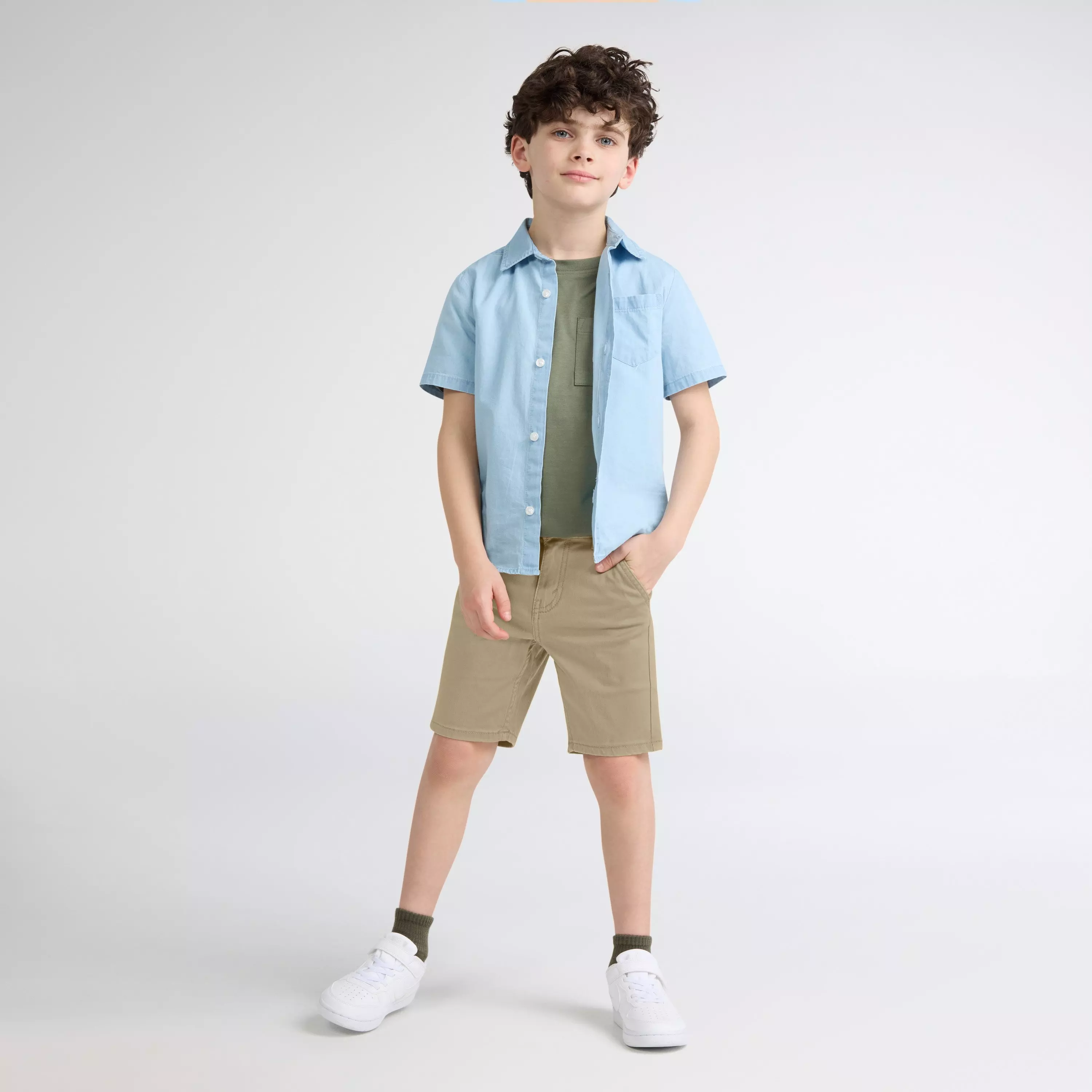 Levi's 511 Sueded Little Boys' Gold Chino Shorts - GOLD