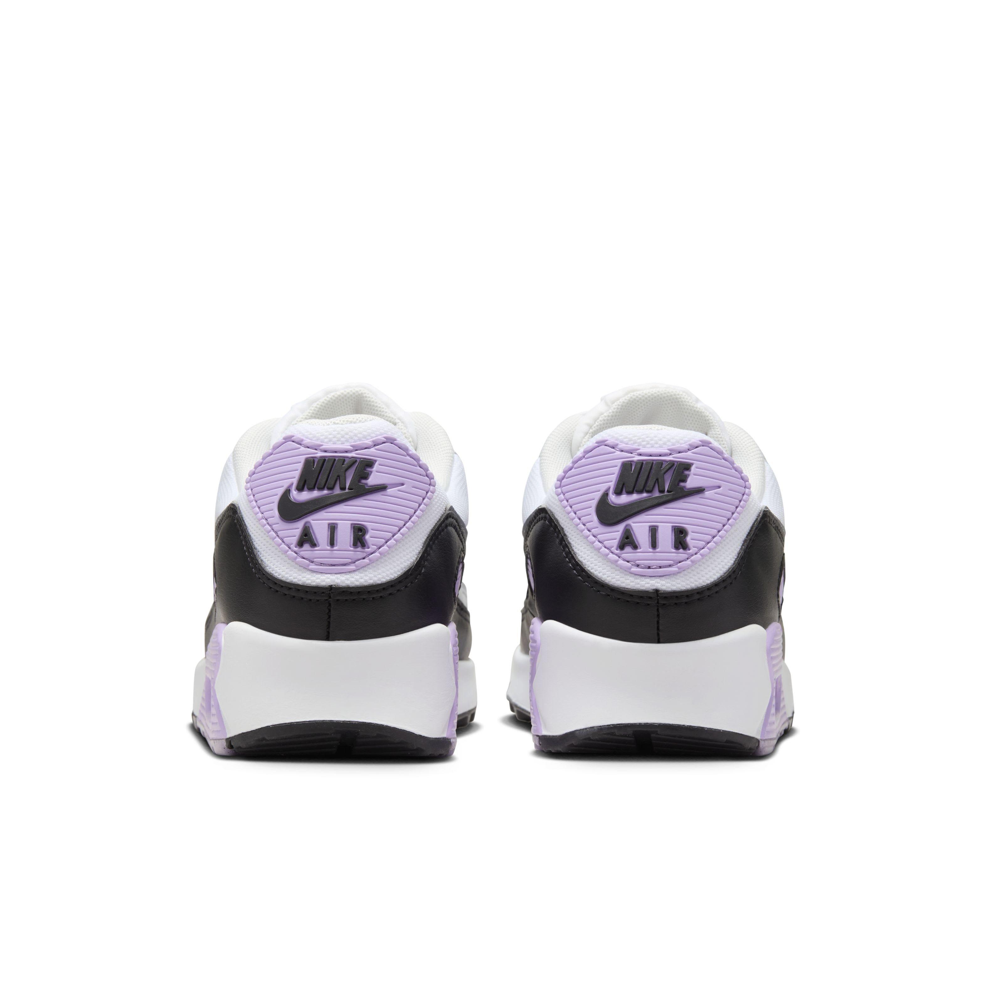Nike Air Max 90 "White/Lilac/Photon Dust/Cool Grey" Women's Shoe - WHITE/LILAC/DUST/GREY Thumbnail View 5