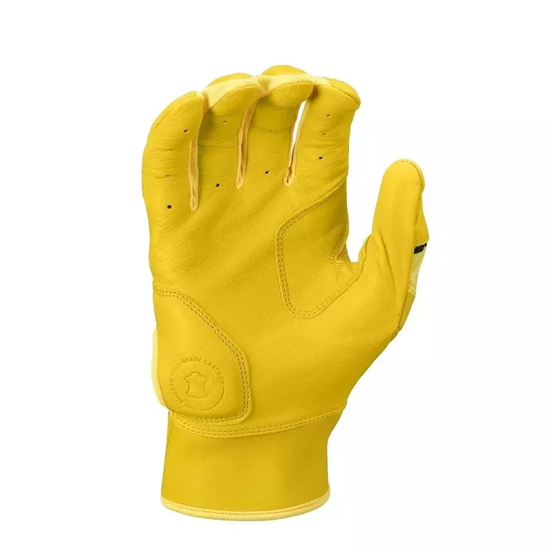 Rawlings Workhouse Baseball Batting Gloves - Yellow/Black - YELLOW/BLACK