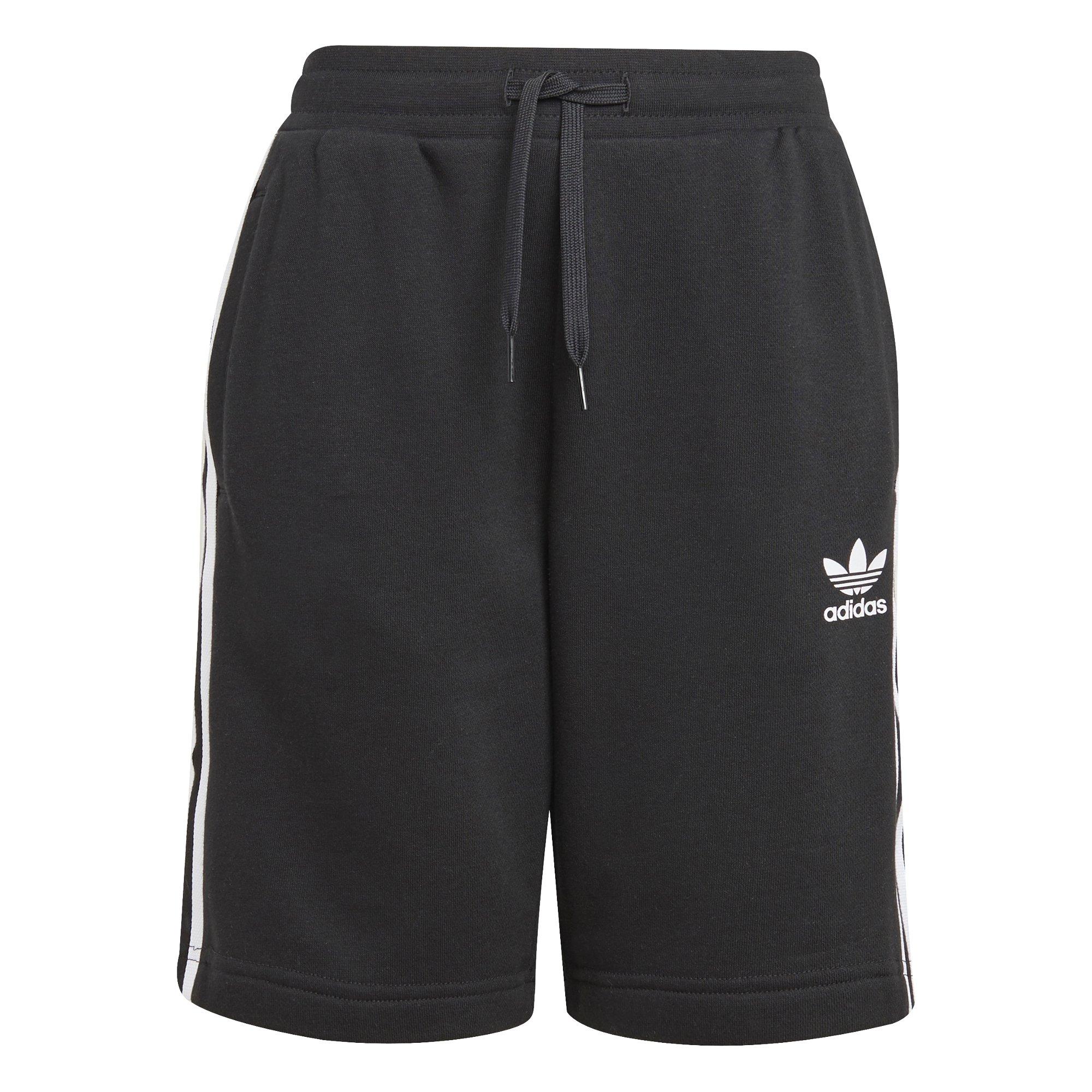 adidas Originals Kids' Black/White Unisex Adicolor Shorts - BLACK/WHITE Thumbnail View 1