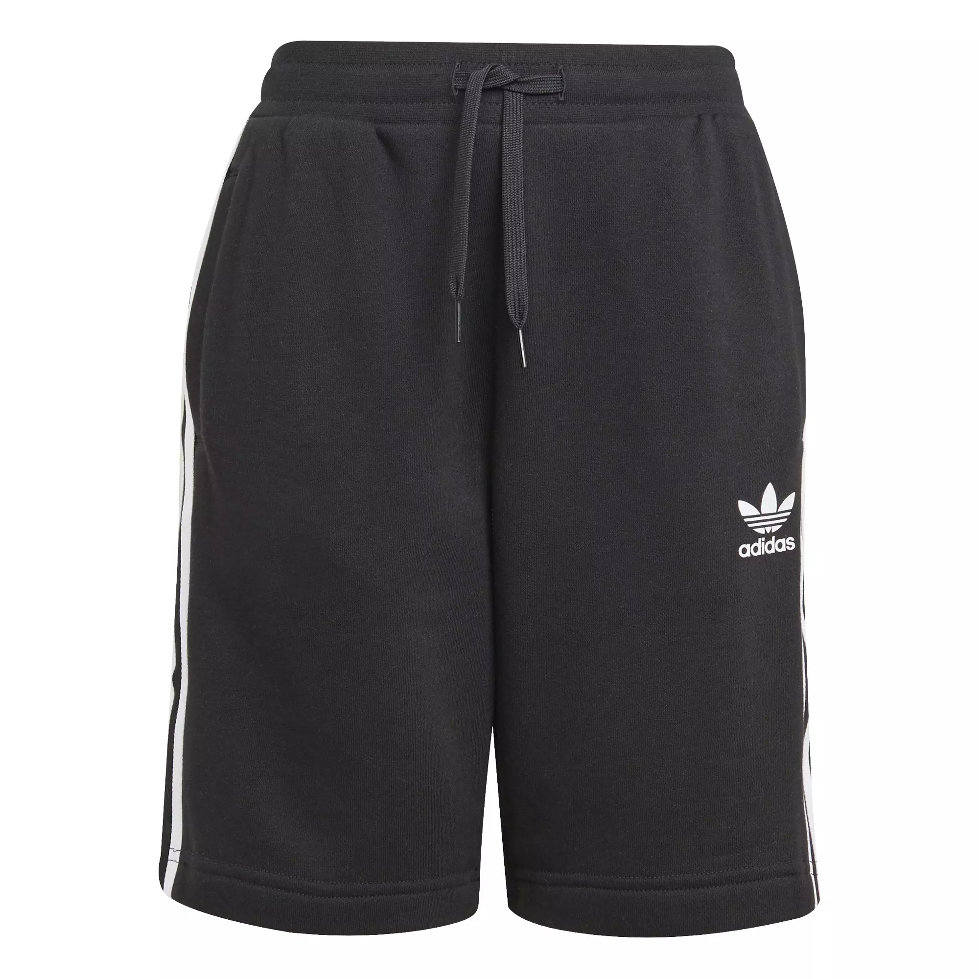 adidas Originals Kids' Black/White Unisex Adicolor Shorts - BLACK/WHITE