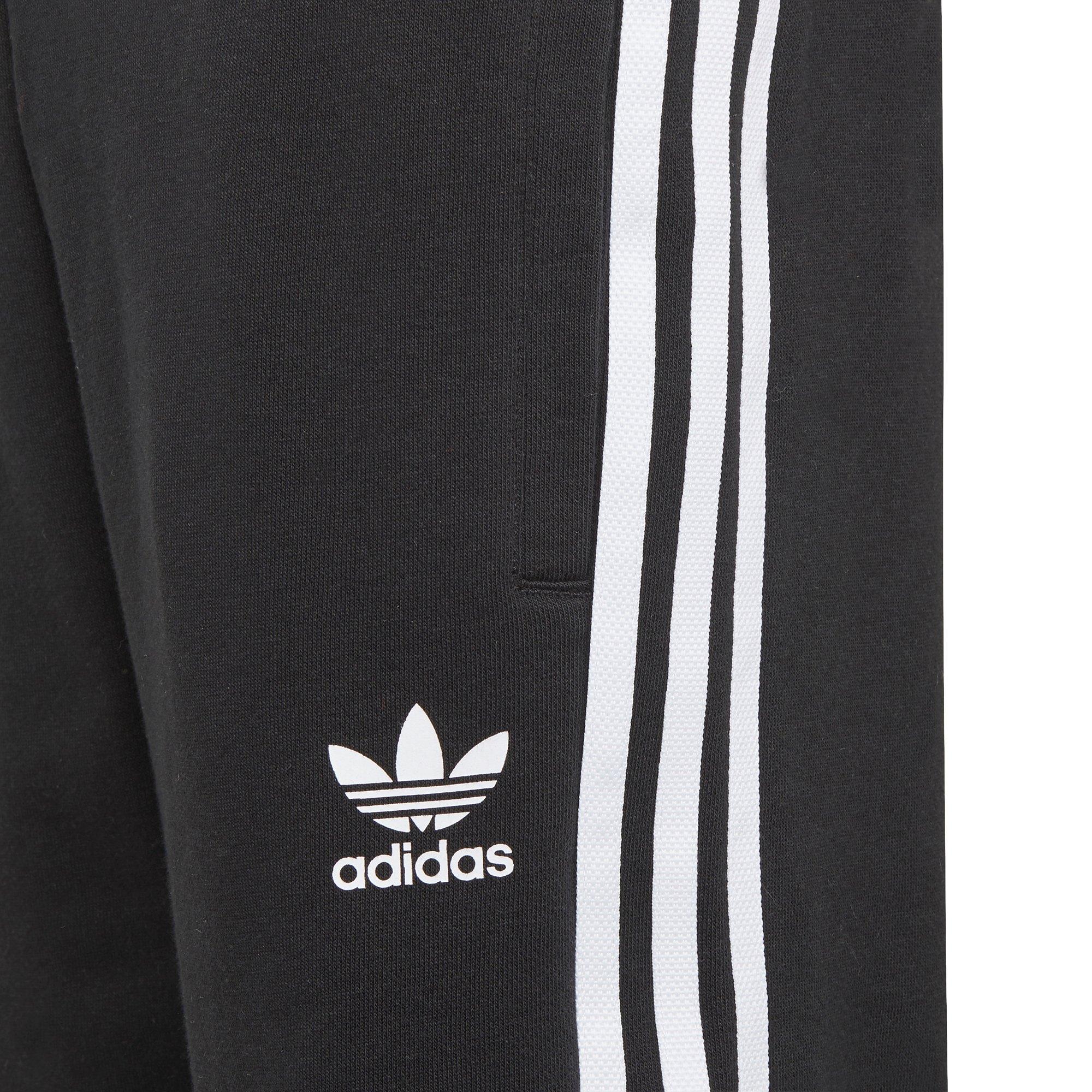 adidas Originals Kids' Black/White Unisex Adicolor Shorts - BLACK/WHITE Thumbnail View 3