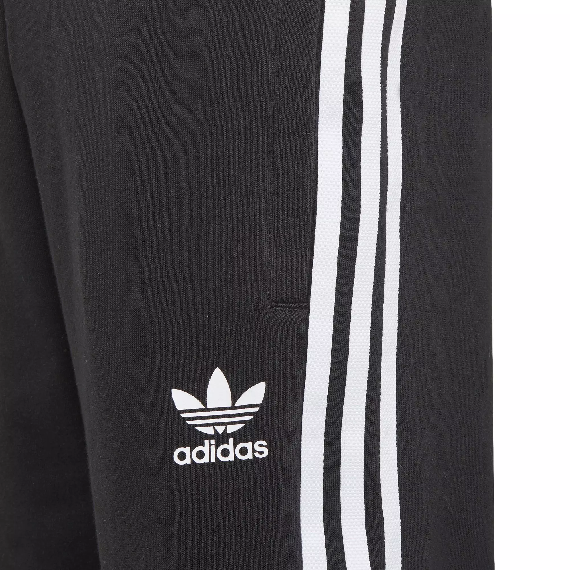 adidas Originals Kids' Black/White Unisex Adicolor Shorts - BLACK/WHITE