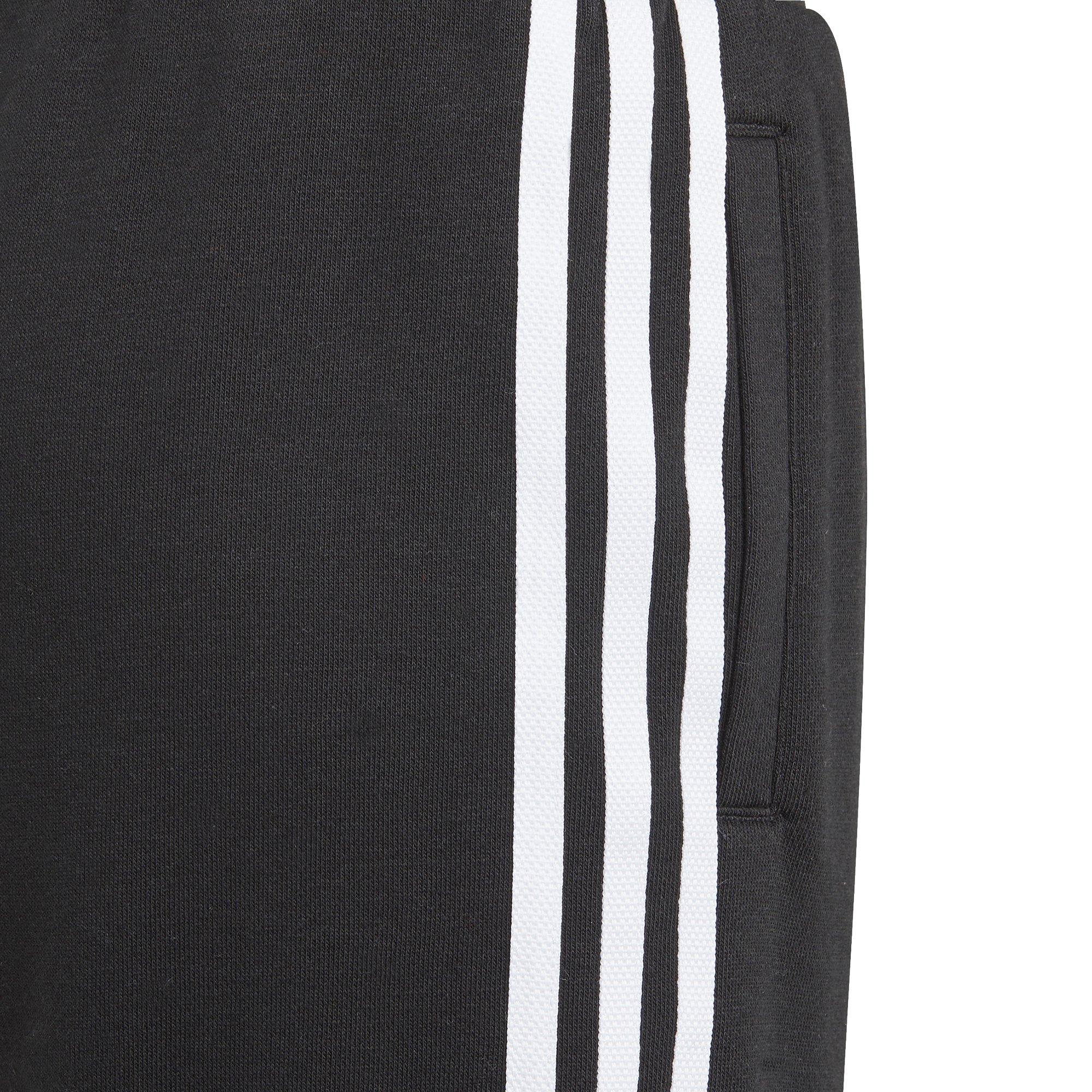 adidas Originals Kids' Black/White Unisex Adicolor Shorts - BLACK/WHITE Thumbnail View 4