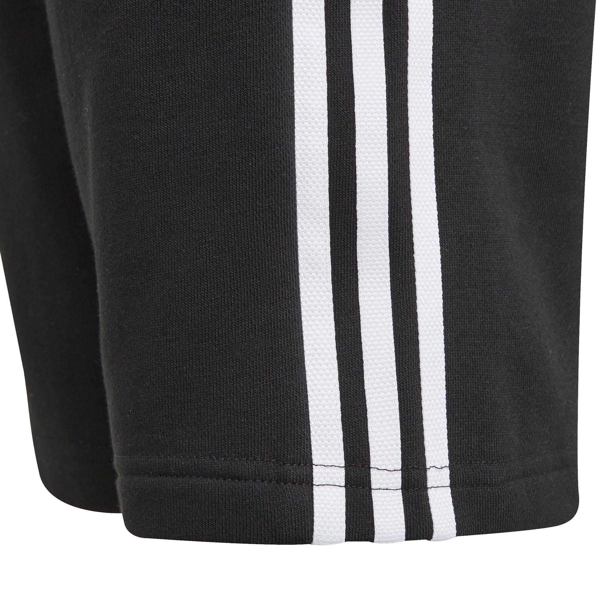 adidas Originals Kids' Black/White Unisex Adicolor Shorts - BLACK/WHITE Thumbnail View 5