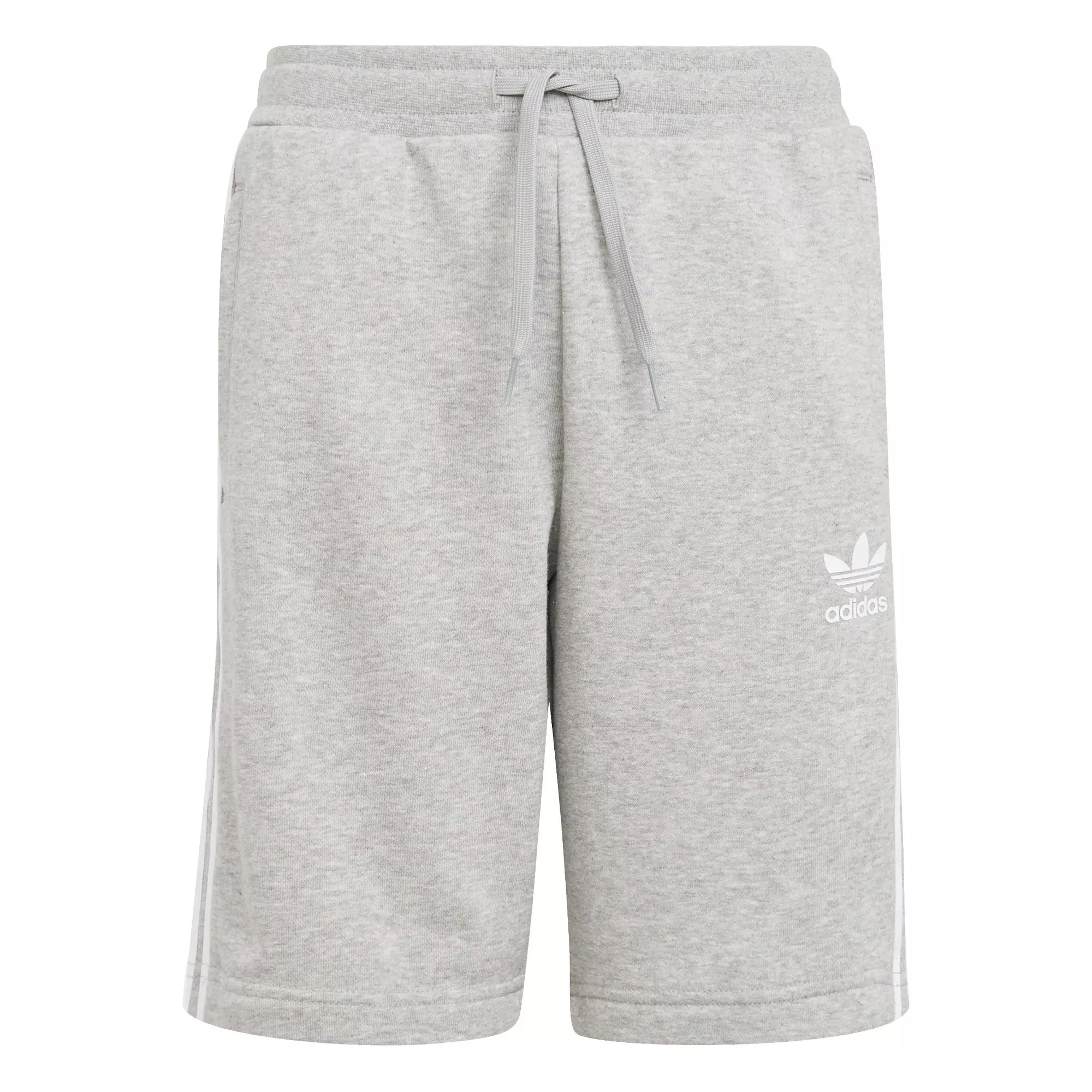 adidas Originals Kids' Grey/White Unisex Adicolor Shorts - GREY/WHITE