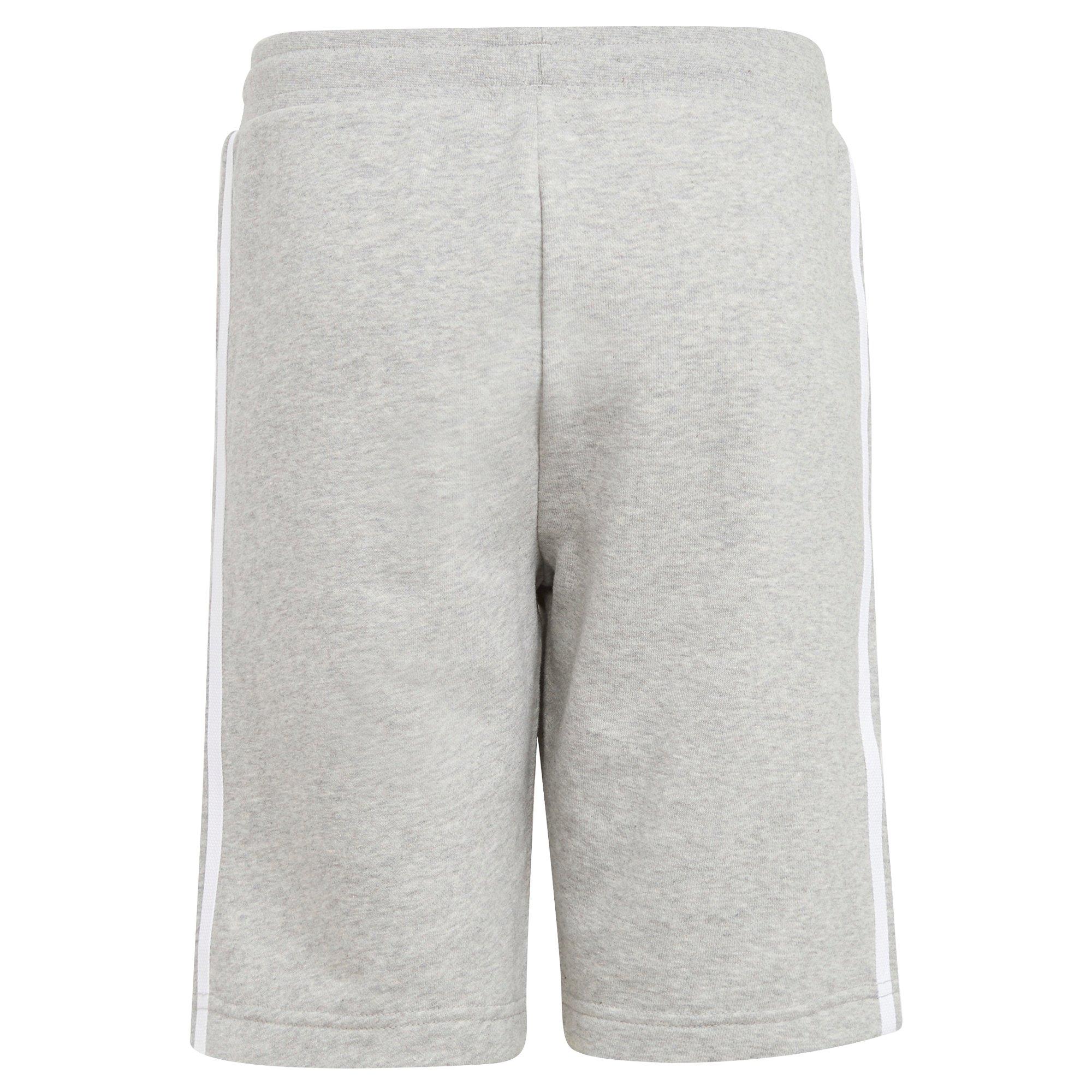 adidas Originals Unisex Adicolor Big Kids' Grey/White ​Shorts