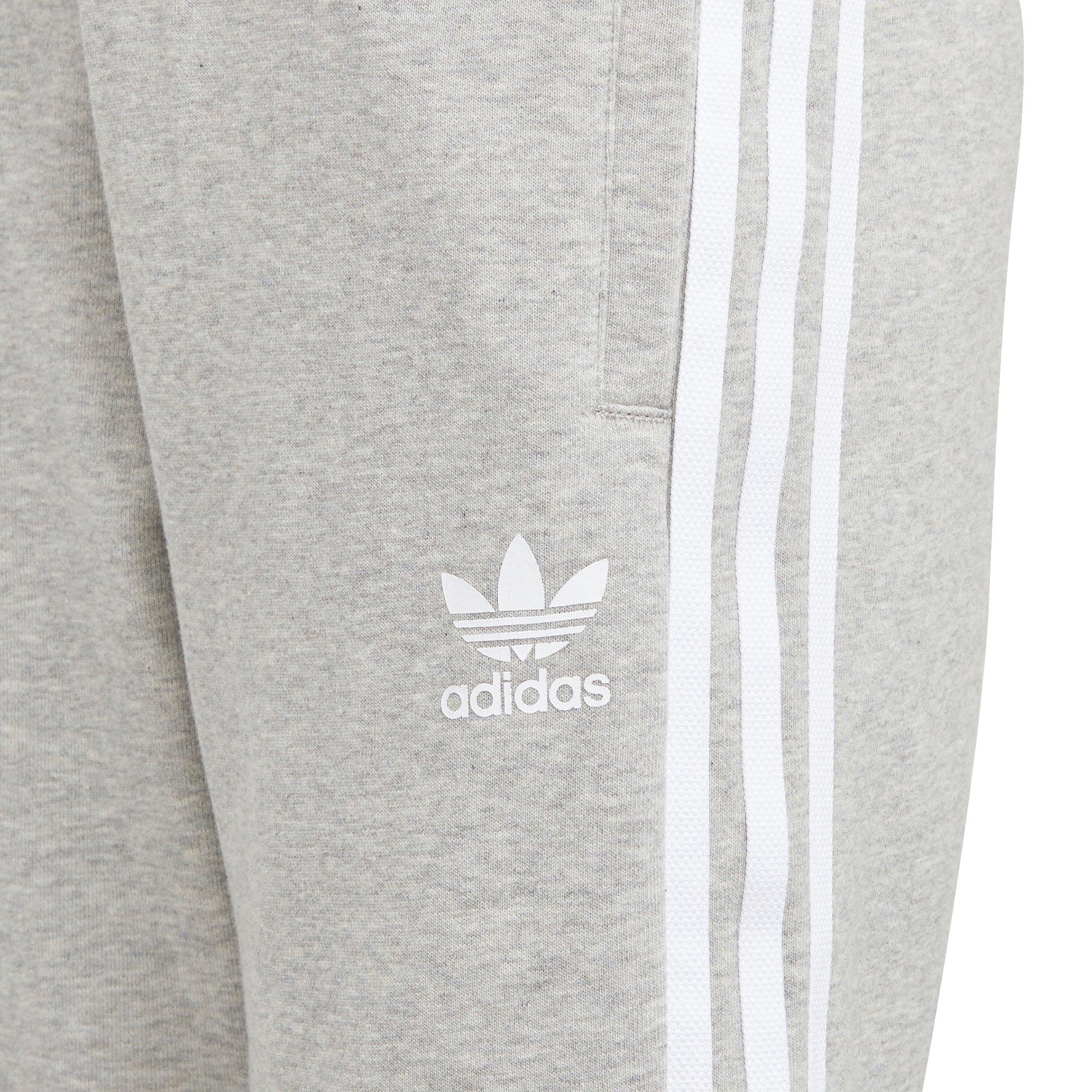 adidas Originals Unisex Adicolor Big Kids' Grey/White ​Shorts