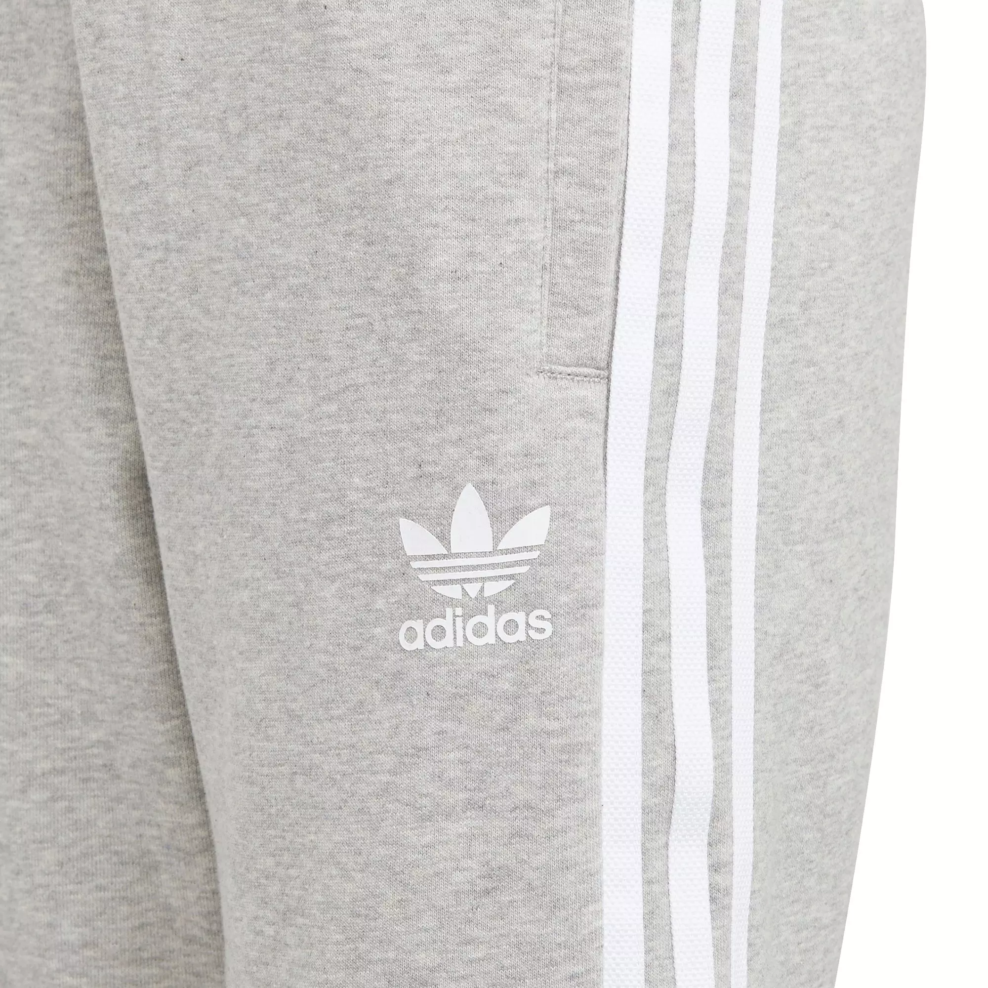 adidas Originals Kids' Grey/White Unisex Adicolor Shorts - GREY/WHITE