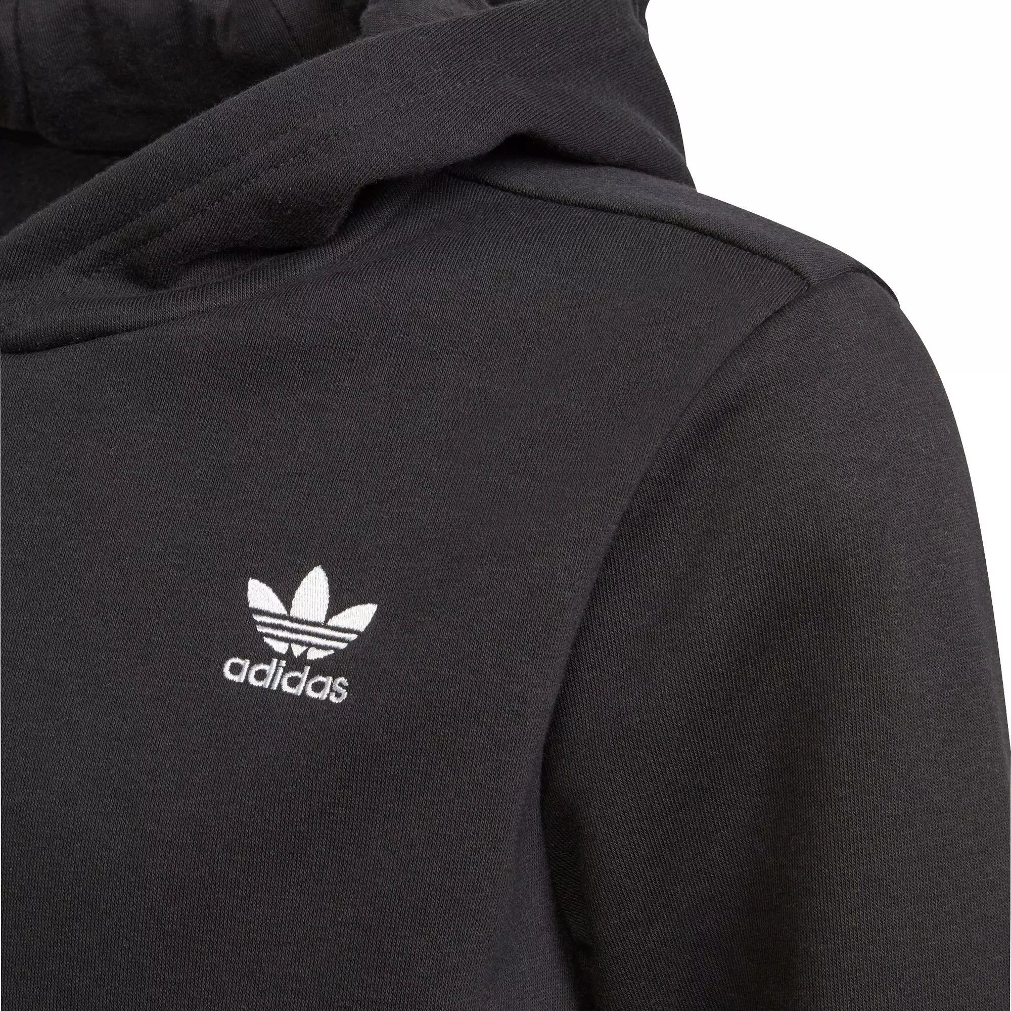 adidas Originals Kids' Black/White Unisex Adicolor Hoodie - BLACK/WHITE