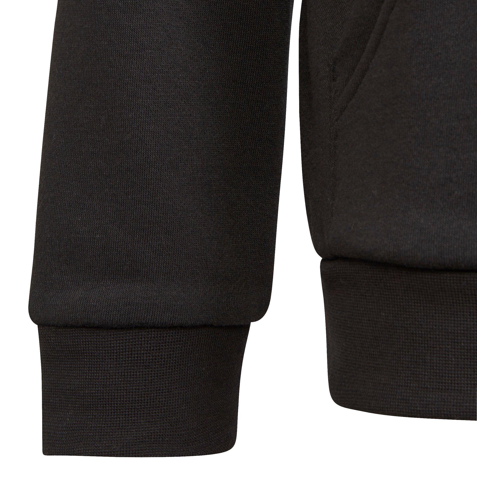 adidas Originals Kids' Black/White Unisex Adicolor Hoodie - BLACK/WHITE Thumbnail View 5