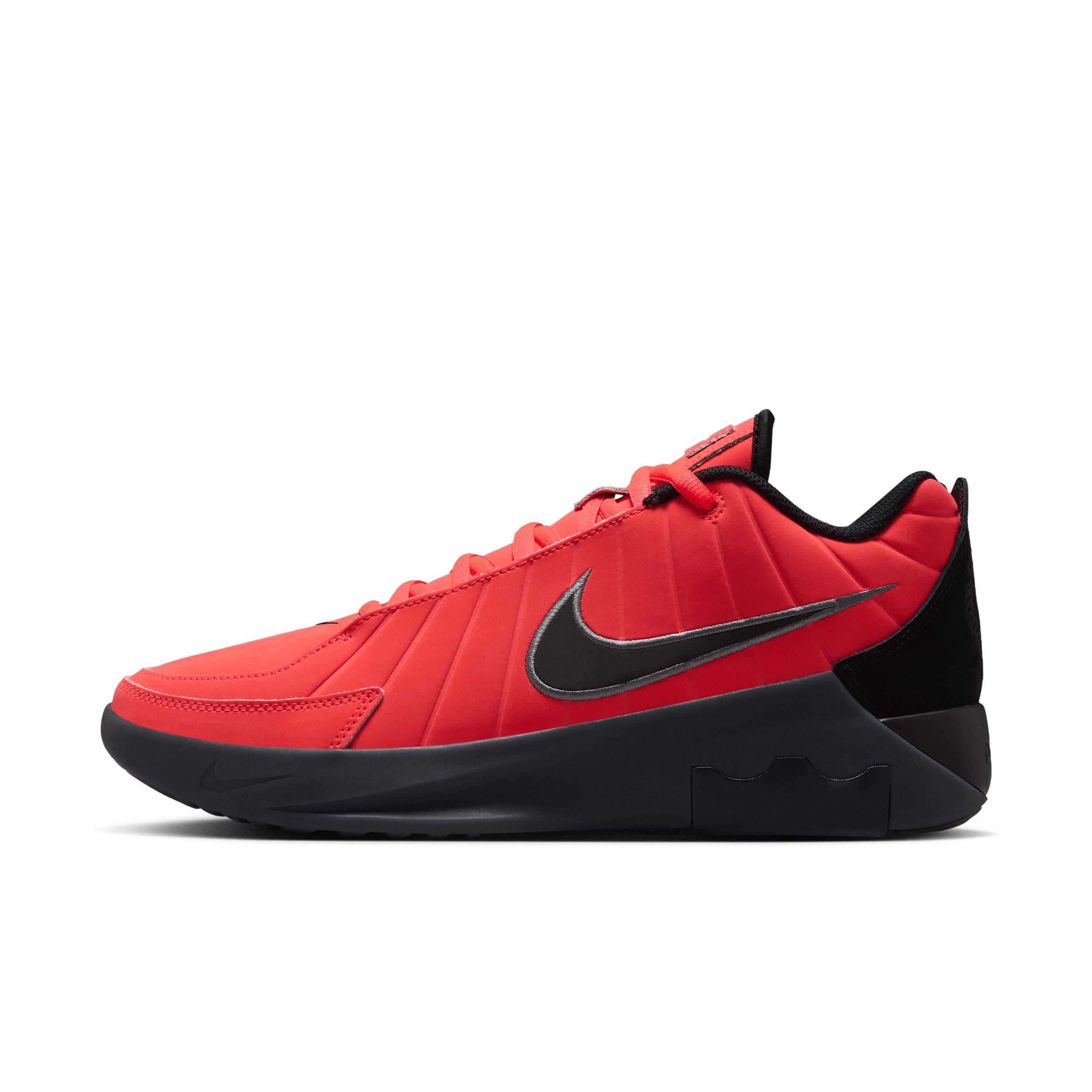 Nike LeBron Witness 9 "Bright Crimson/Smoke Grey/Black" Men's Basketball Shoe - CRIMSON/GREY/BLACK Thumbnail View 2
