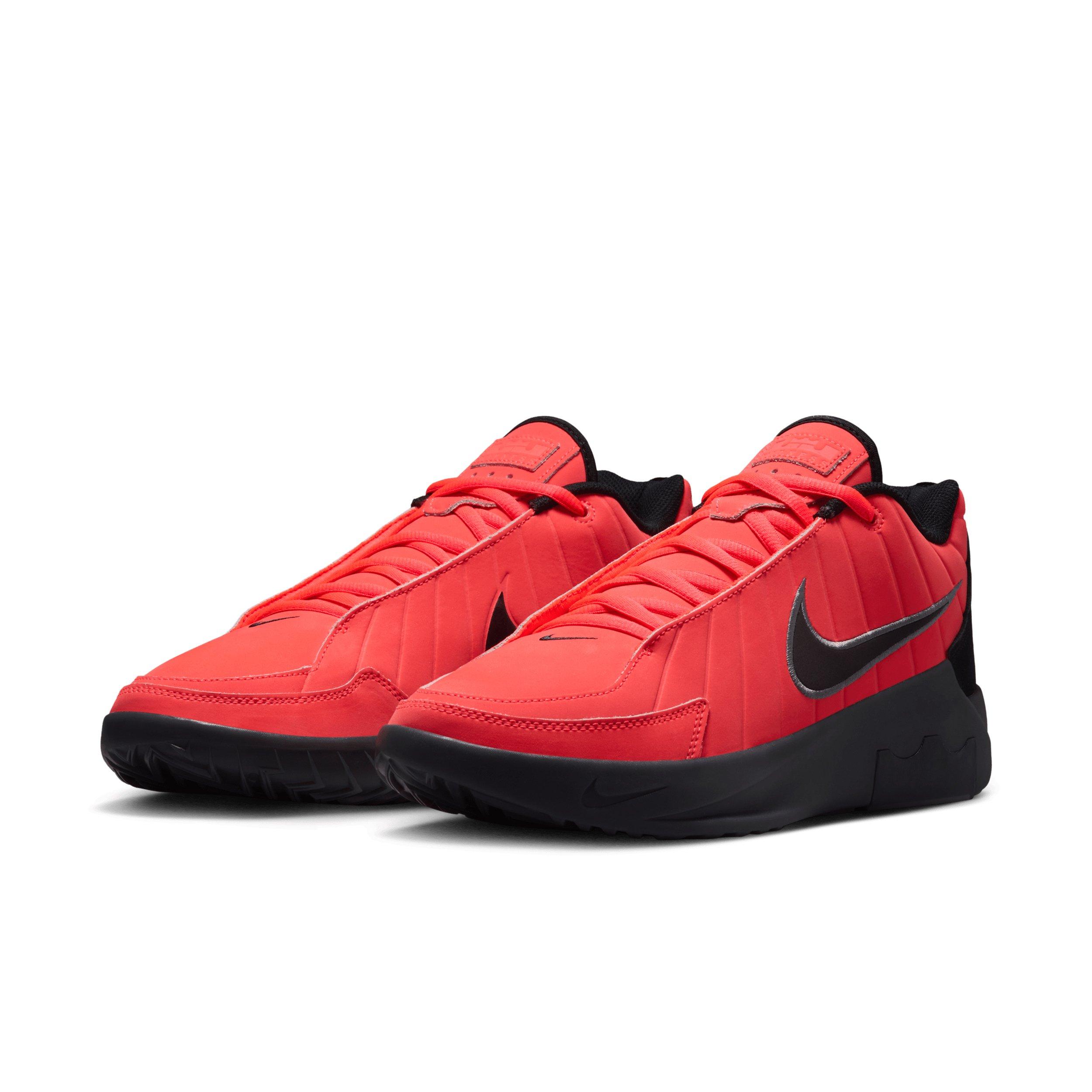 Nike LeBron Witness 9 "Bright Crimson/Smoke Grey/Black" Men's Basketball Shoe - CRIMSON/GREY/BLACK Thumbnail View 3