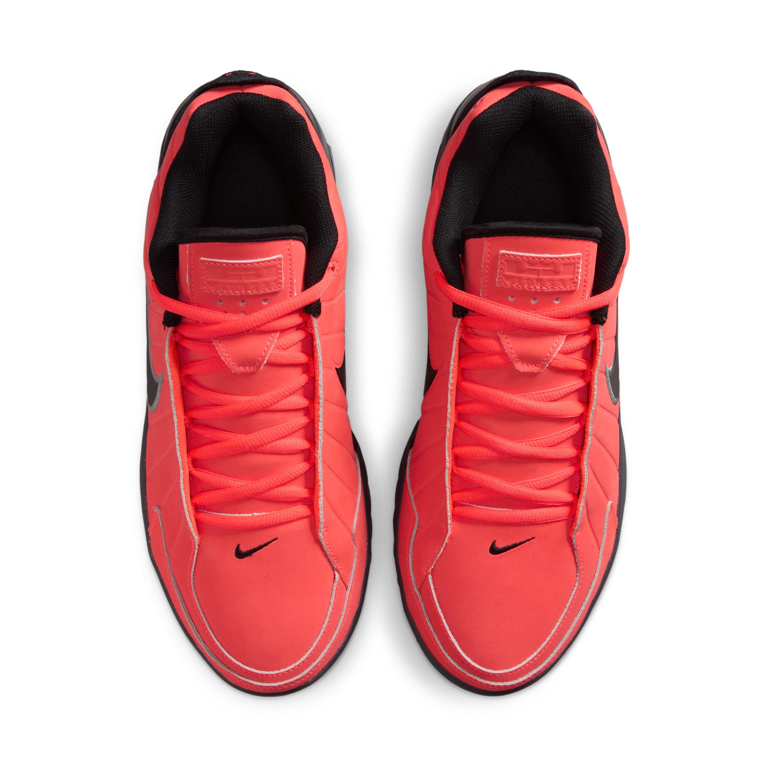 Nike LeBron Witness 9 "Bright Crimson/Smoke Grey/Black" Men's Basketball Shoe - CRIMSON/GREY/BLACK Thumbnail View 4