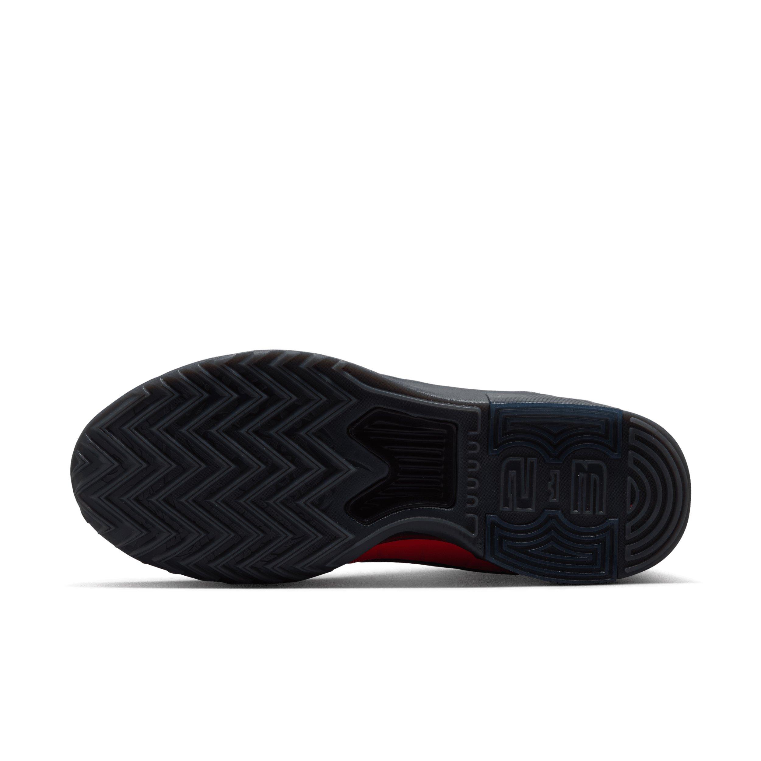 Nike LeBron Witness 9 "Bright Crimson/Smoke Grey/Black" Men's Basketball Shoe - CRIMSON/GREY/BLACK Thumbnail View 6