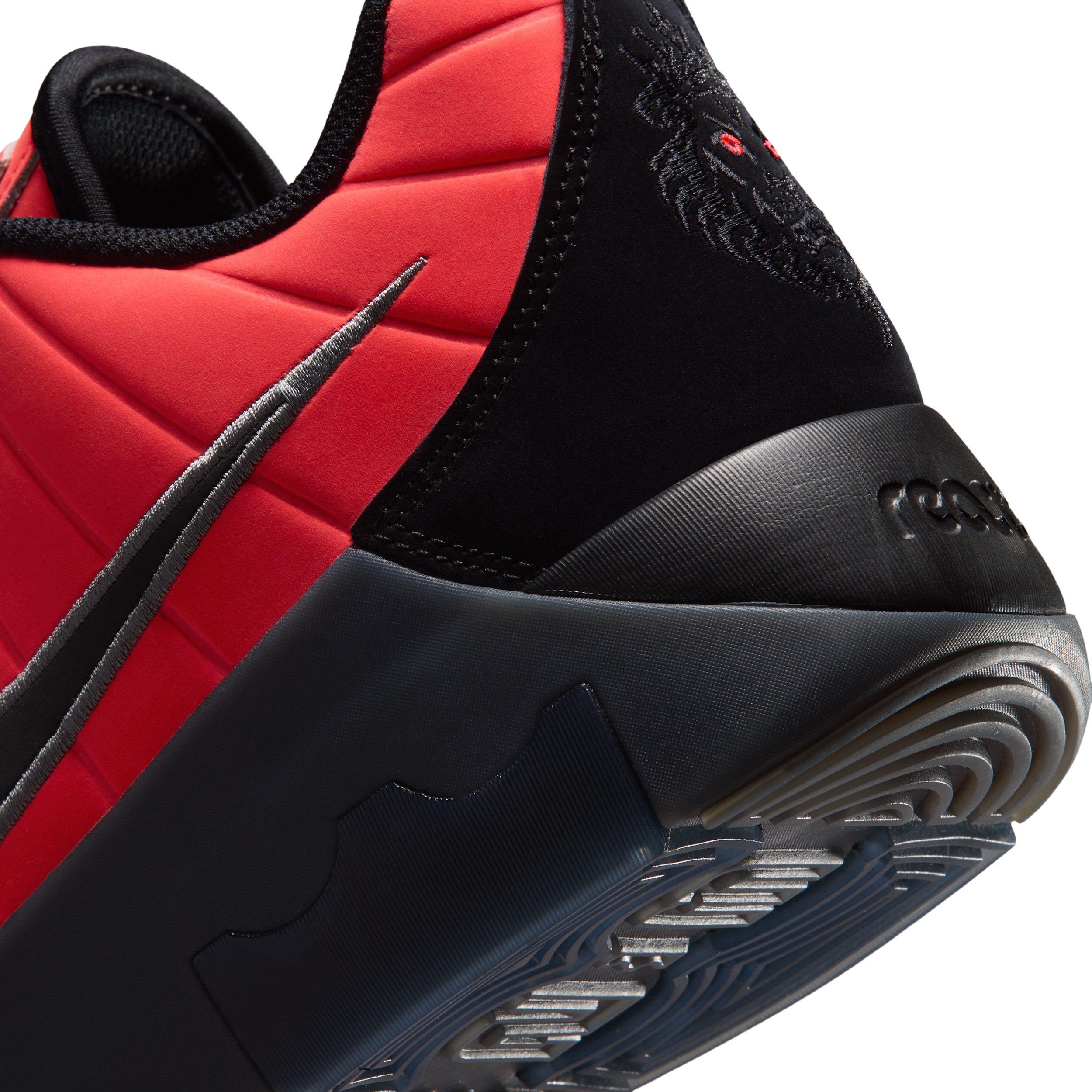 Nike LeBron Witness 9 "Bright Crimson/Smoke Grey/Black" Men's Basketball Shoe - CRIMSON/GREY/BLACK Thumbnail View 8