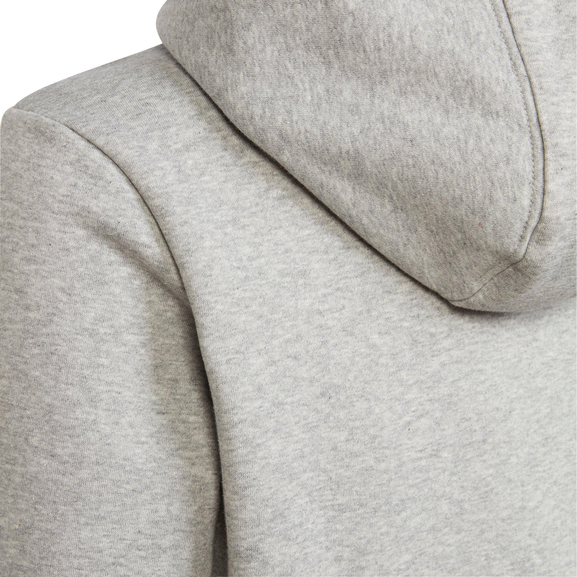 adidas Originals Kids' Grey/White Unisex Adicolor Hoodie - GREY/WHITE Thumbnail View 4