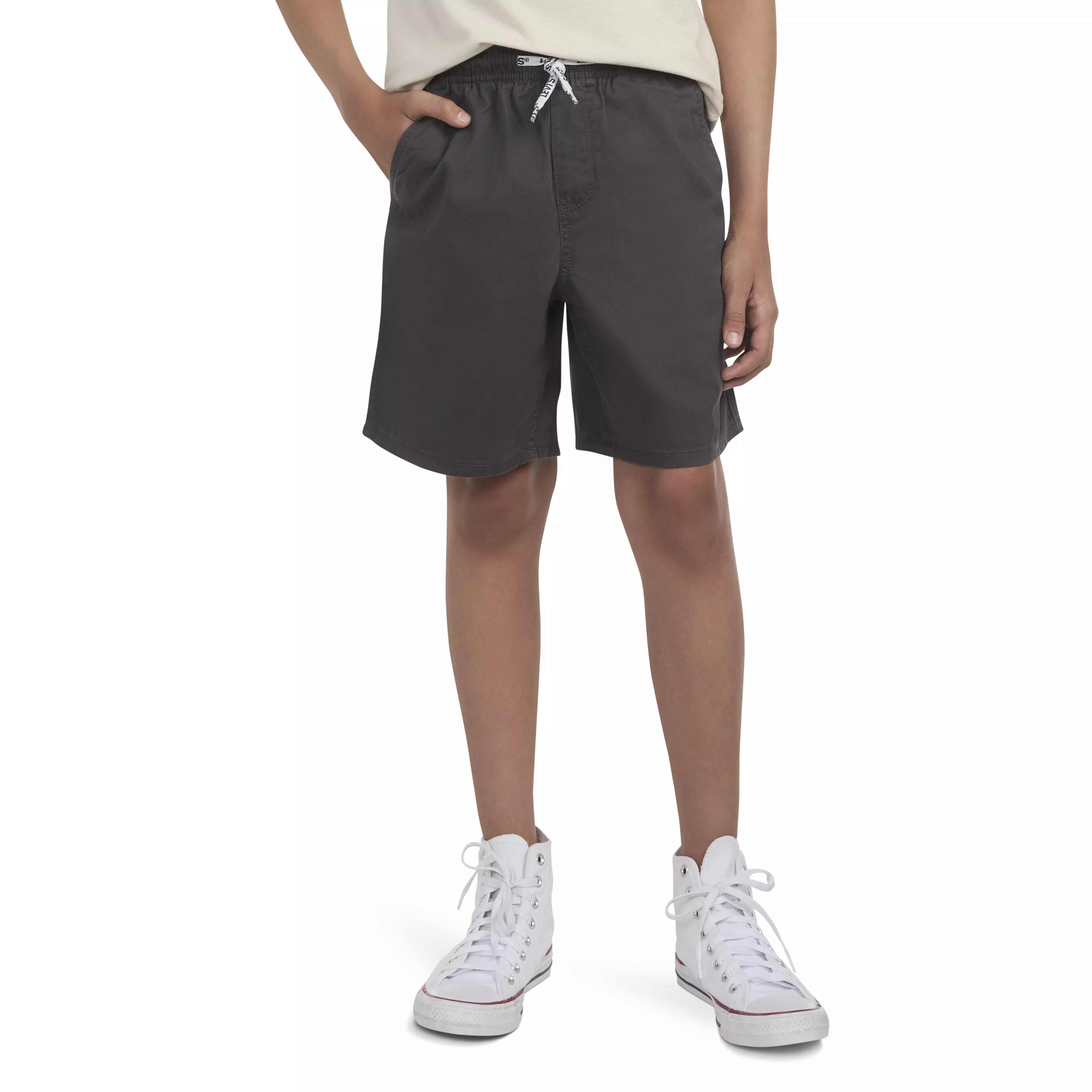 Levi's Pull On Big Boys' Black Woven Shorts - BLACK