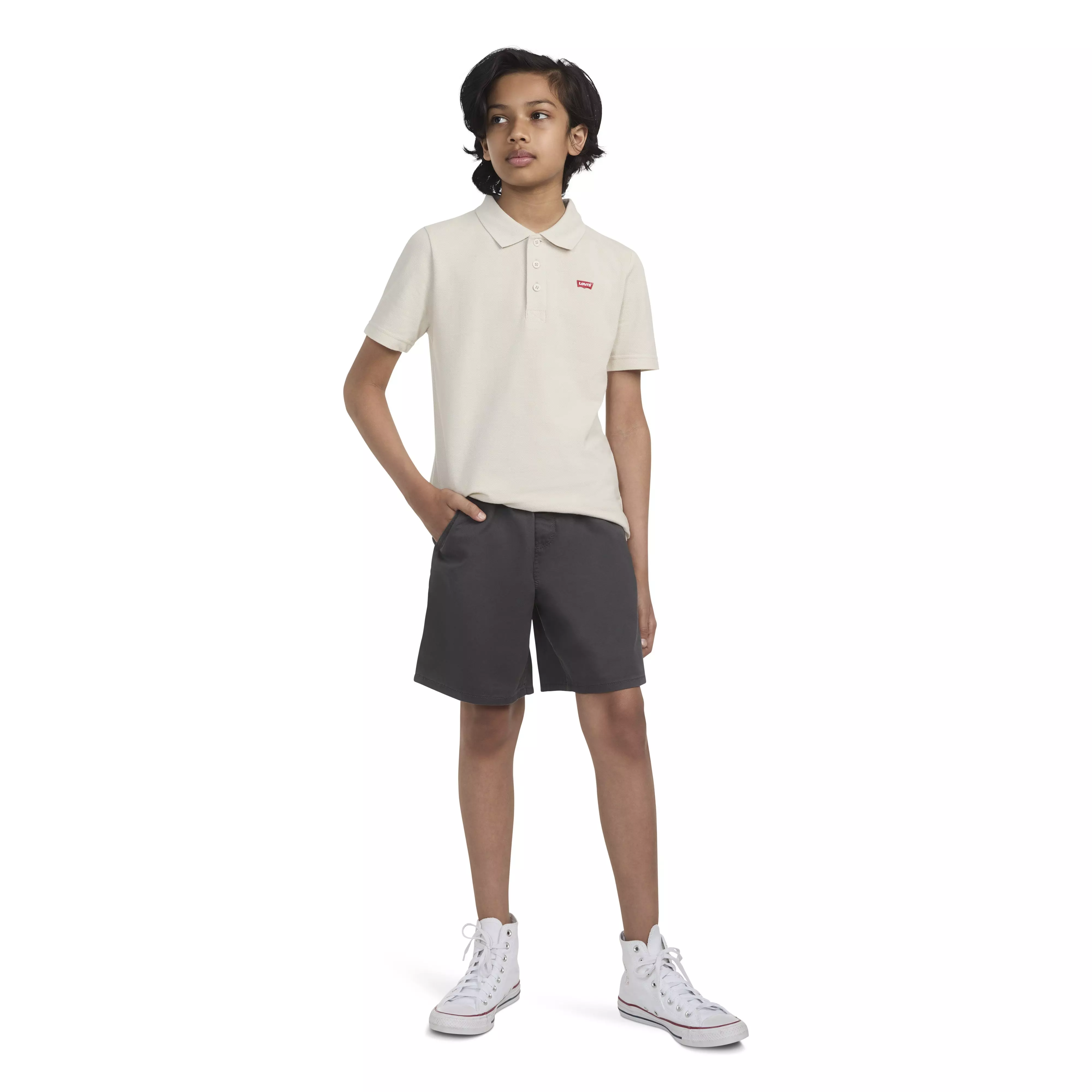 Levi's Pull On Big Boys' Black Woven Shorts - BLACK