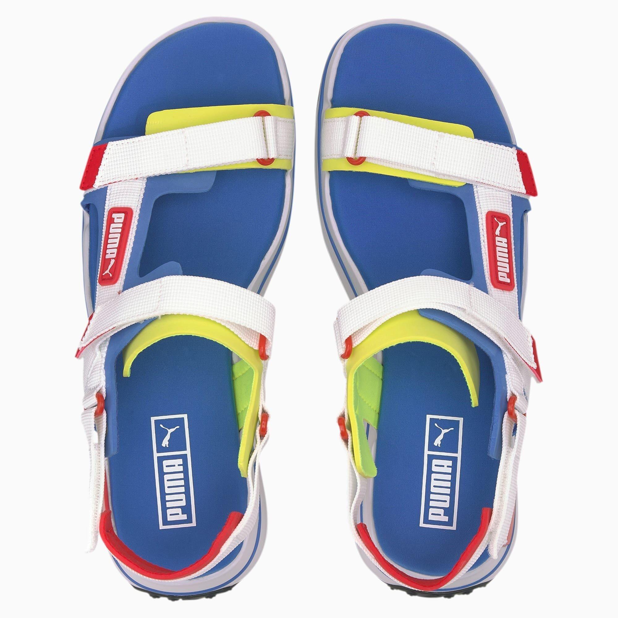 Puma Future Rider Game On Blue White Unisex Sandals Hibbett City Gear