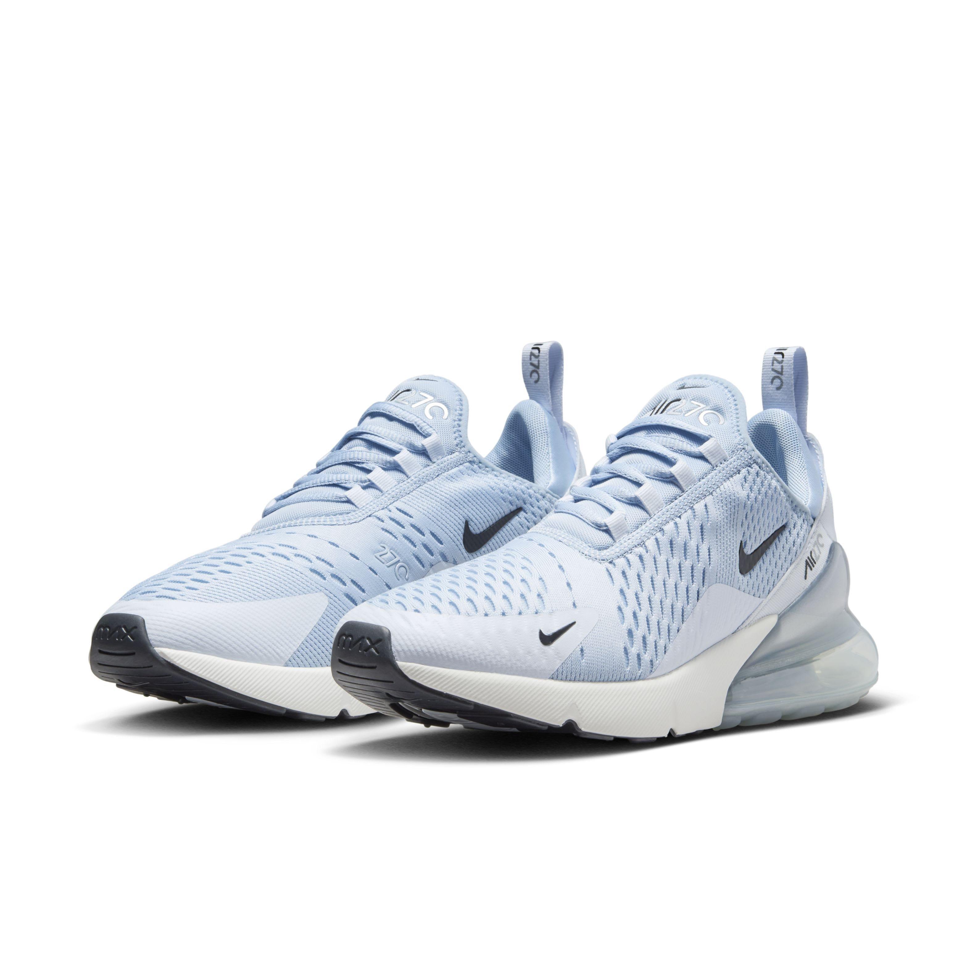 Nike Air Max 270 Light Armory Blue Football Grey Summit White Black Women s Shoe Hibbett