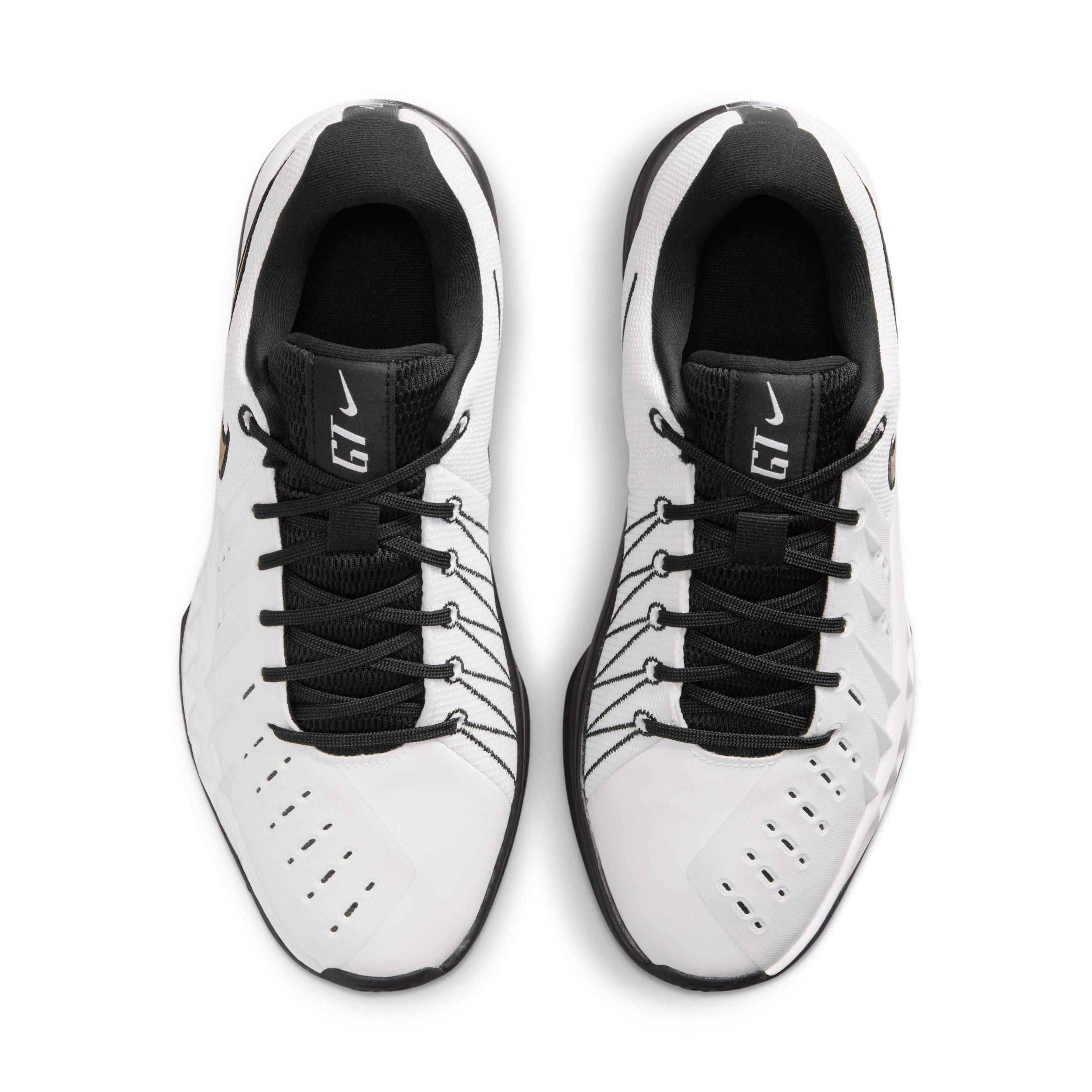Nike G.T. Cut Academy 2 "White/Black/Metallic Gold" Men's Basketball Shoe - WHITE/BLACK/GOLD Thumbnail View 4