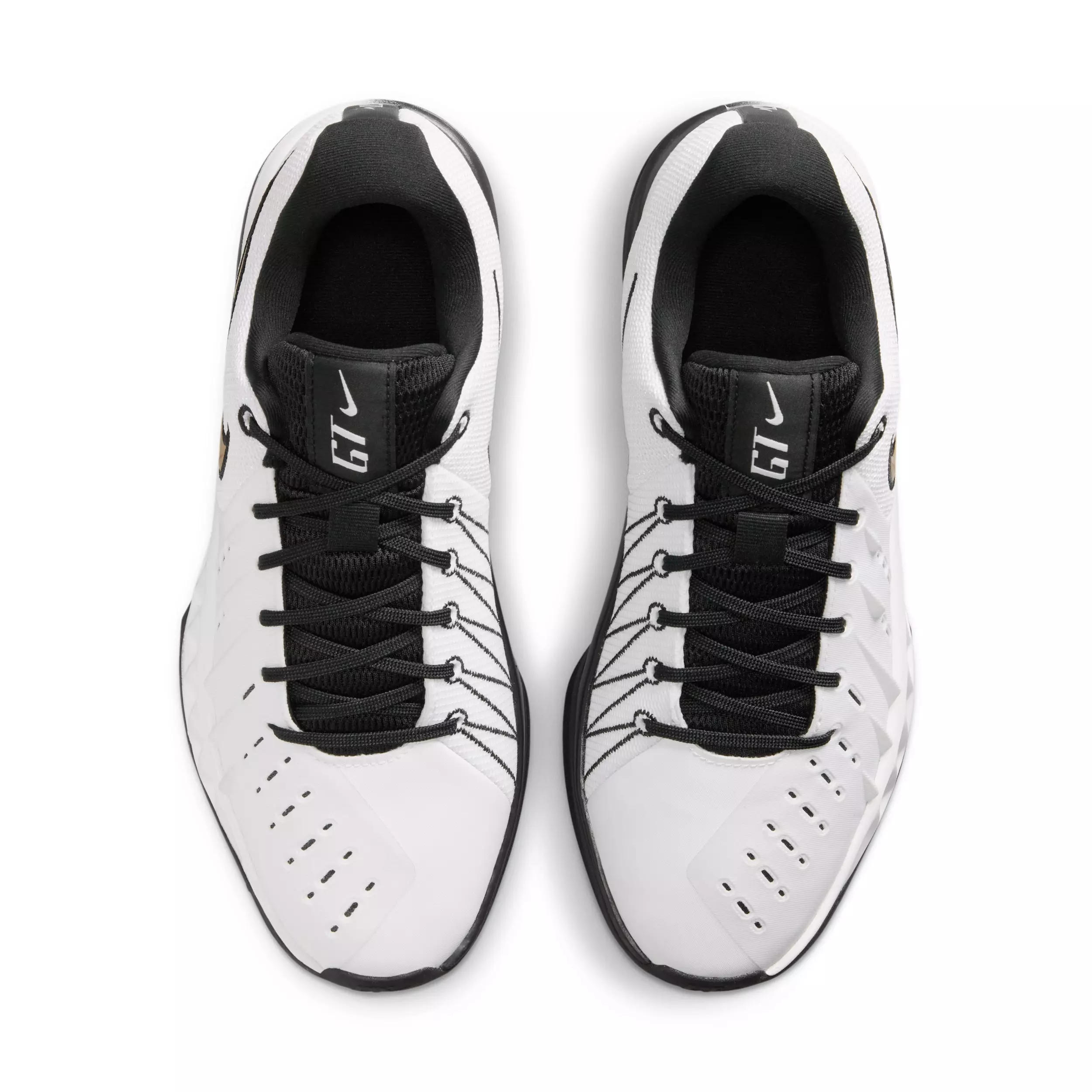 Nike G.T. Cut Academy 2 "White/Black/Metallic Gold" Men's Basketball Shoe - WHITE/BLACK/GOLD