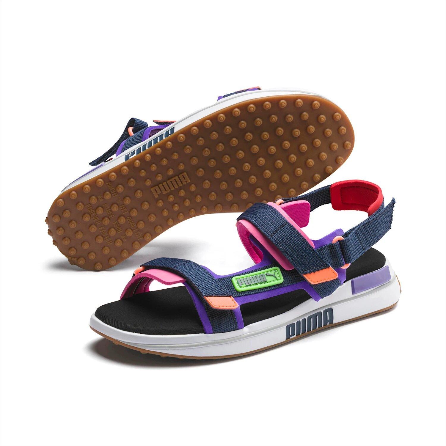 Puma Future Rider Game On Purple Unisex Sandals Hibbett City Gear