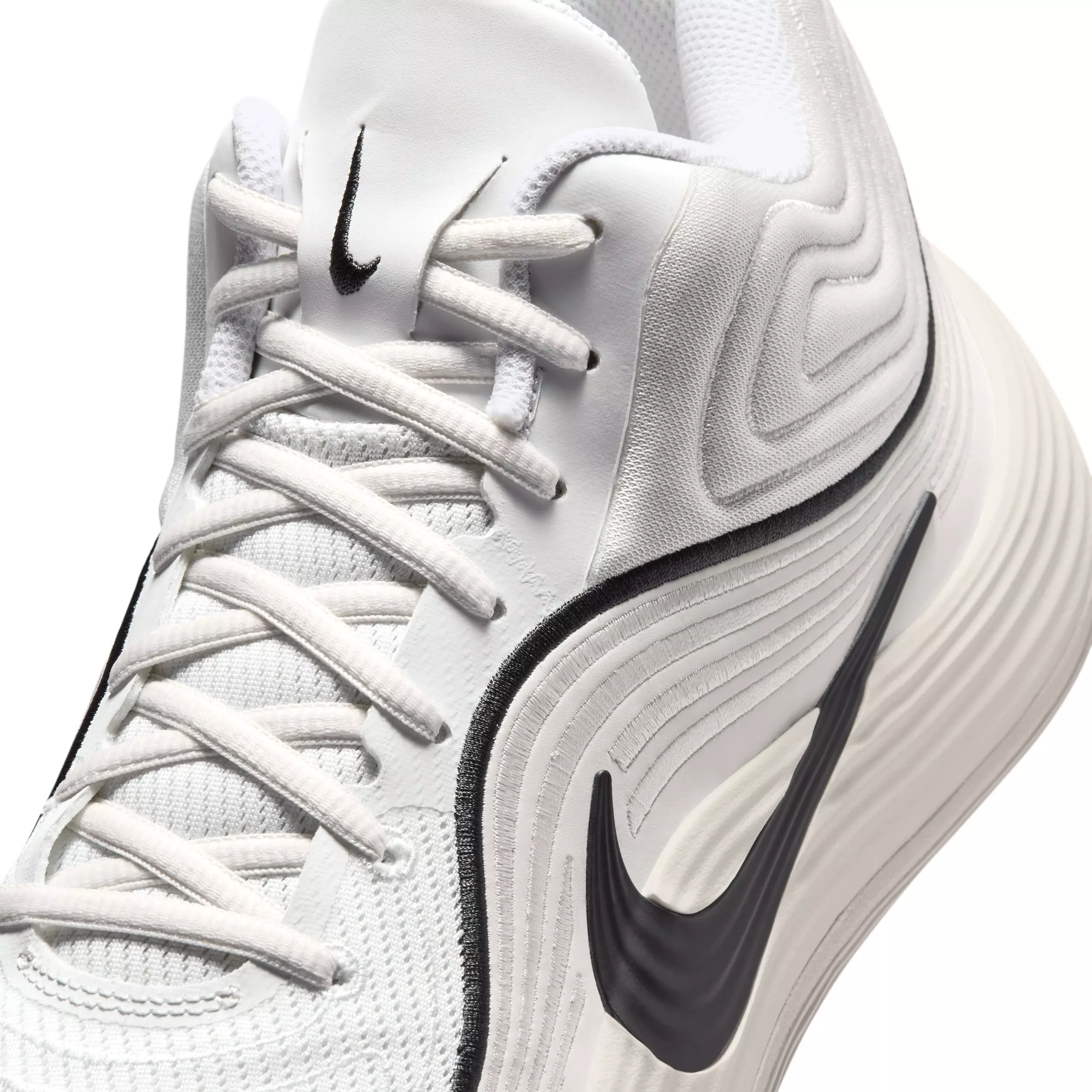 Nike Precision 8 MID "Phantom/Summit White/Off Noir/Off Noir" Men's Basketball Shoe - PHANTOM/WHITE/OFF NOIR/OFF NOIR