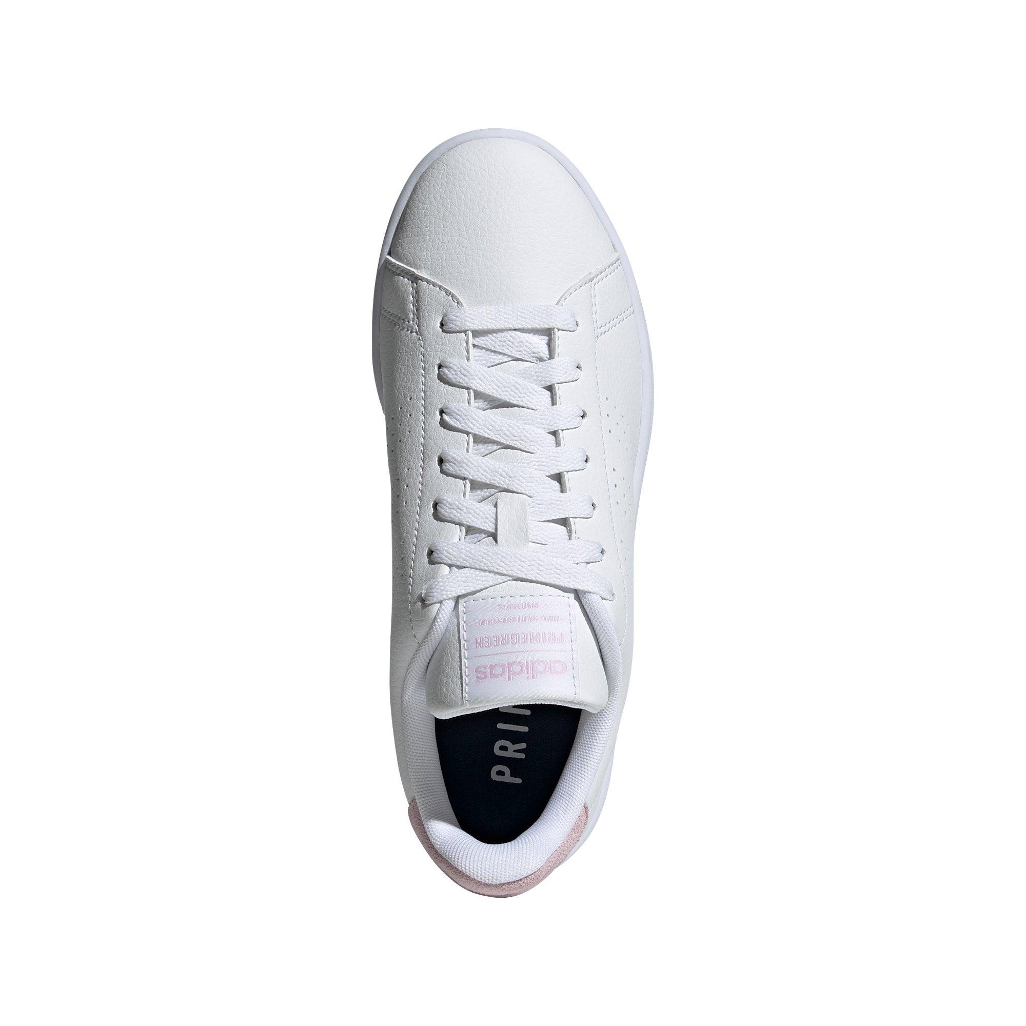 adidas Advantage "Ftwr White/Aero Pink S18" Women's Shoe - WHITE Thumbnail View 5