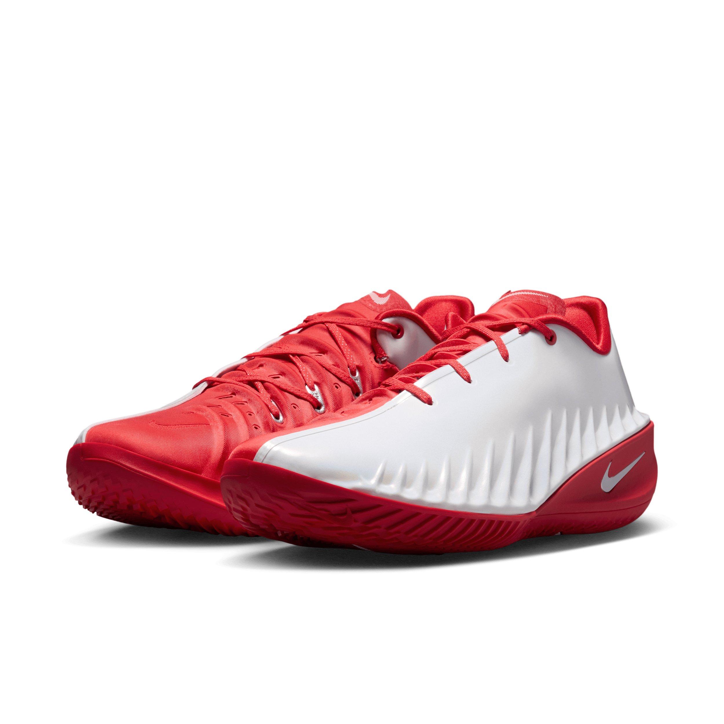 Nike G.T. Cut 4 "White/University Red/Metallic Silver" Men's Basketball Shoe - WHITE/RED/SILVER Thumbnail View 3