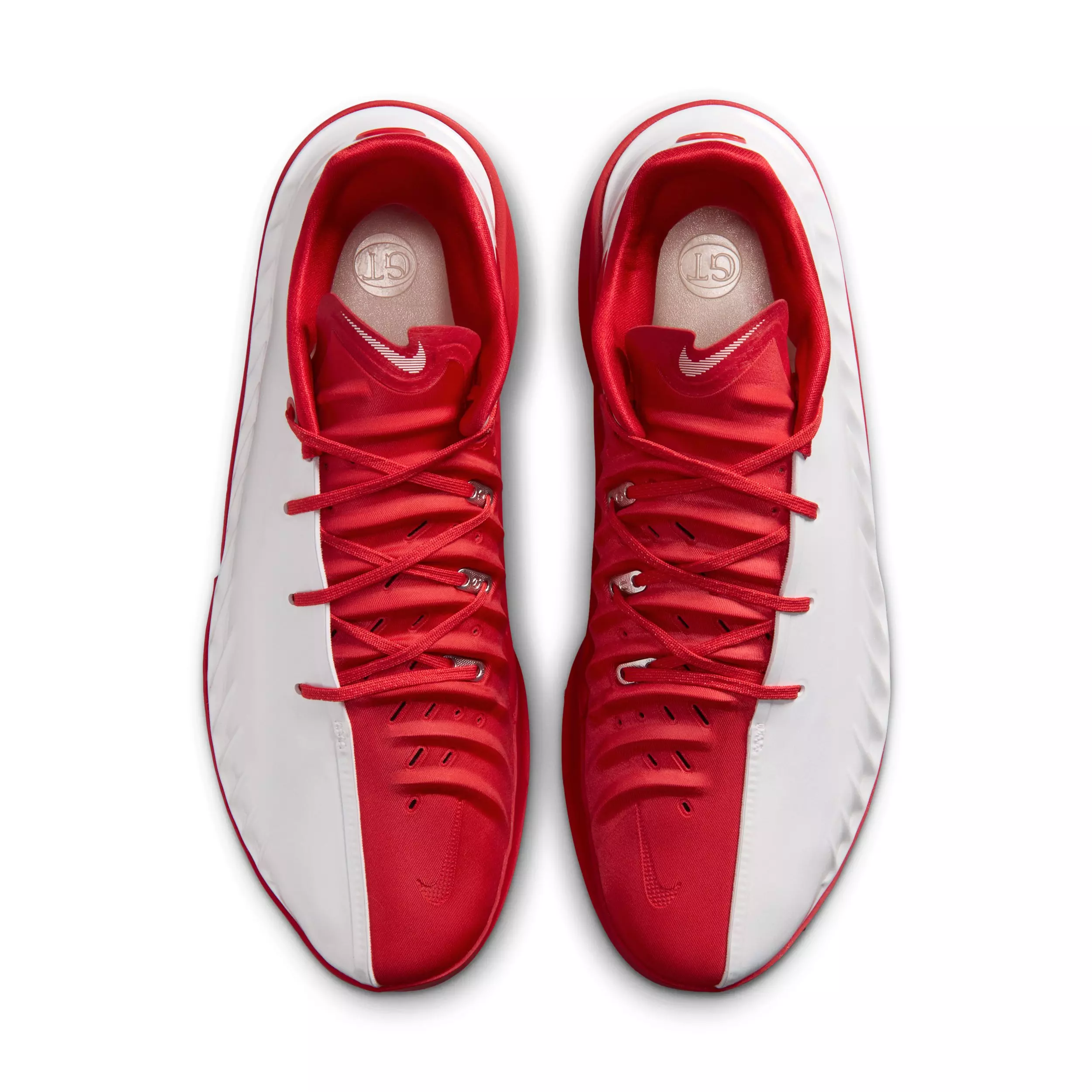 Nike G.T. Cut 4 "White/University Red/Metallic Silver" Men's Basketball Shoe - WHITE/RED/SILVER