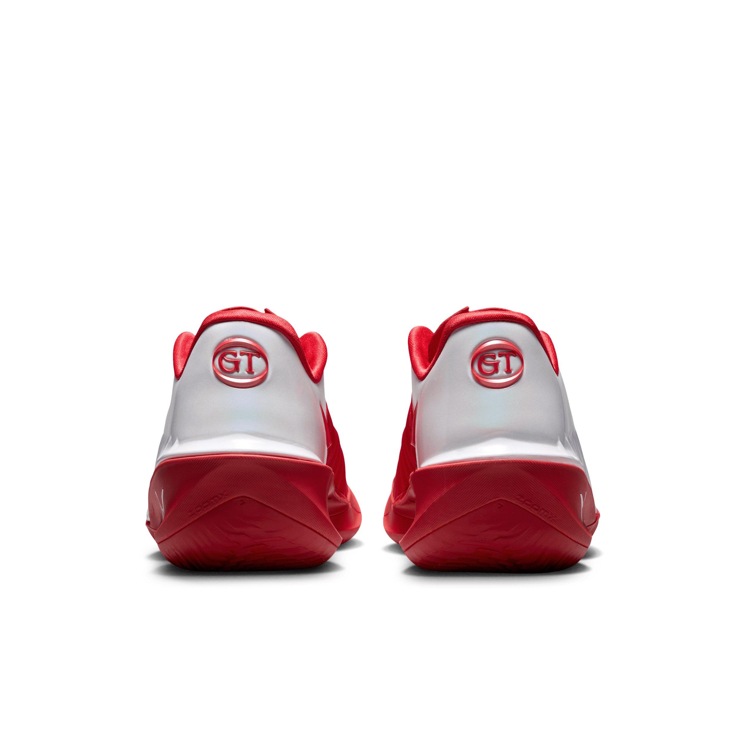 Nike G.T. Cut 4 "White/University Red/Metallic Silver" Men's Basketball Shoe - WHITE/RED/SILVER Thumbnail View 5