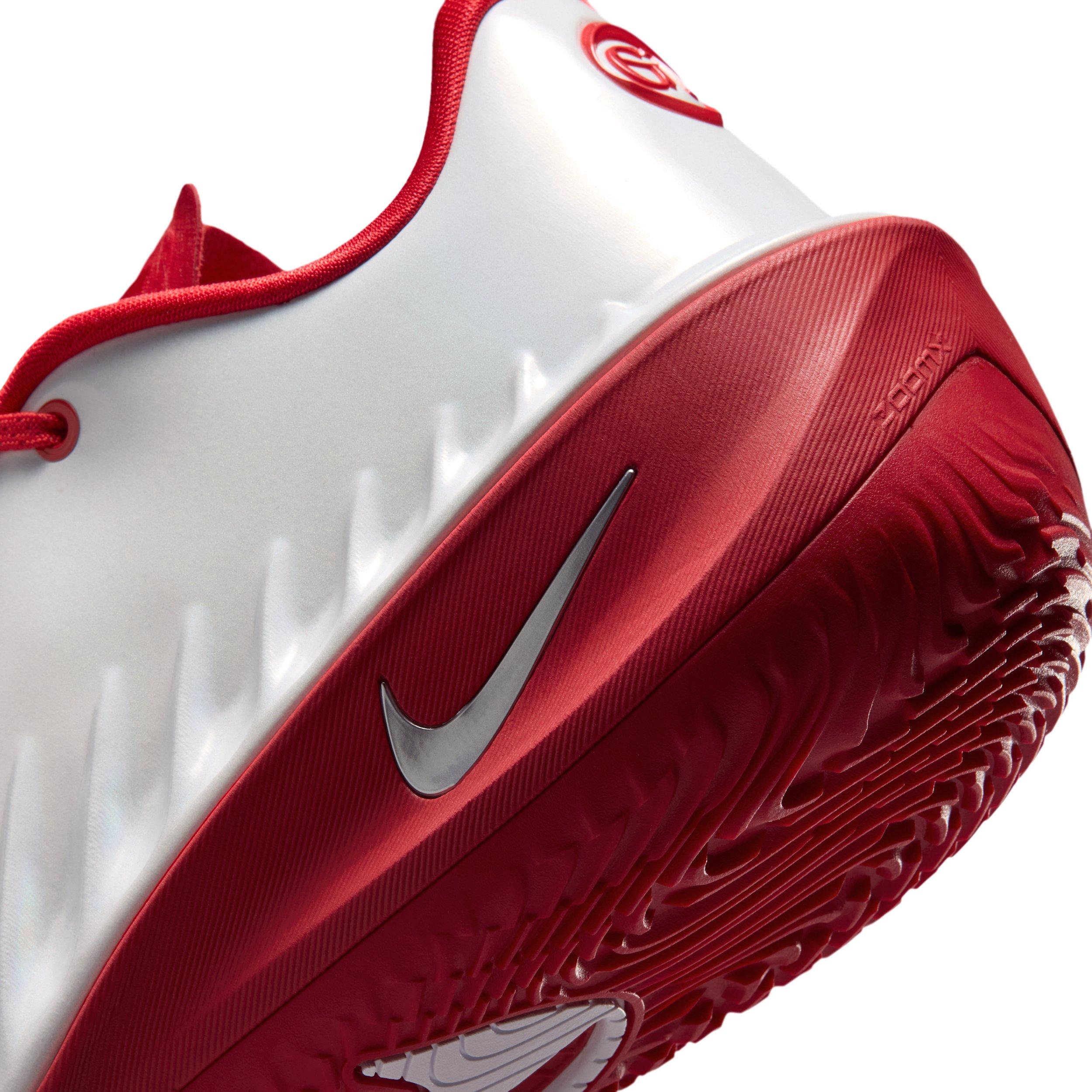 Nike G.T. Cut 4 "White/University Red/Metallic Silver" Men's Basketball Shoe - WHITE/RED/SILVER Thumbnail View 8