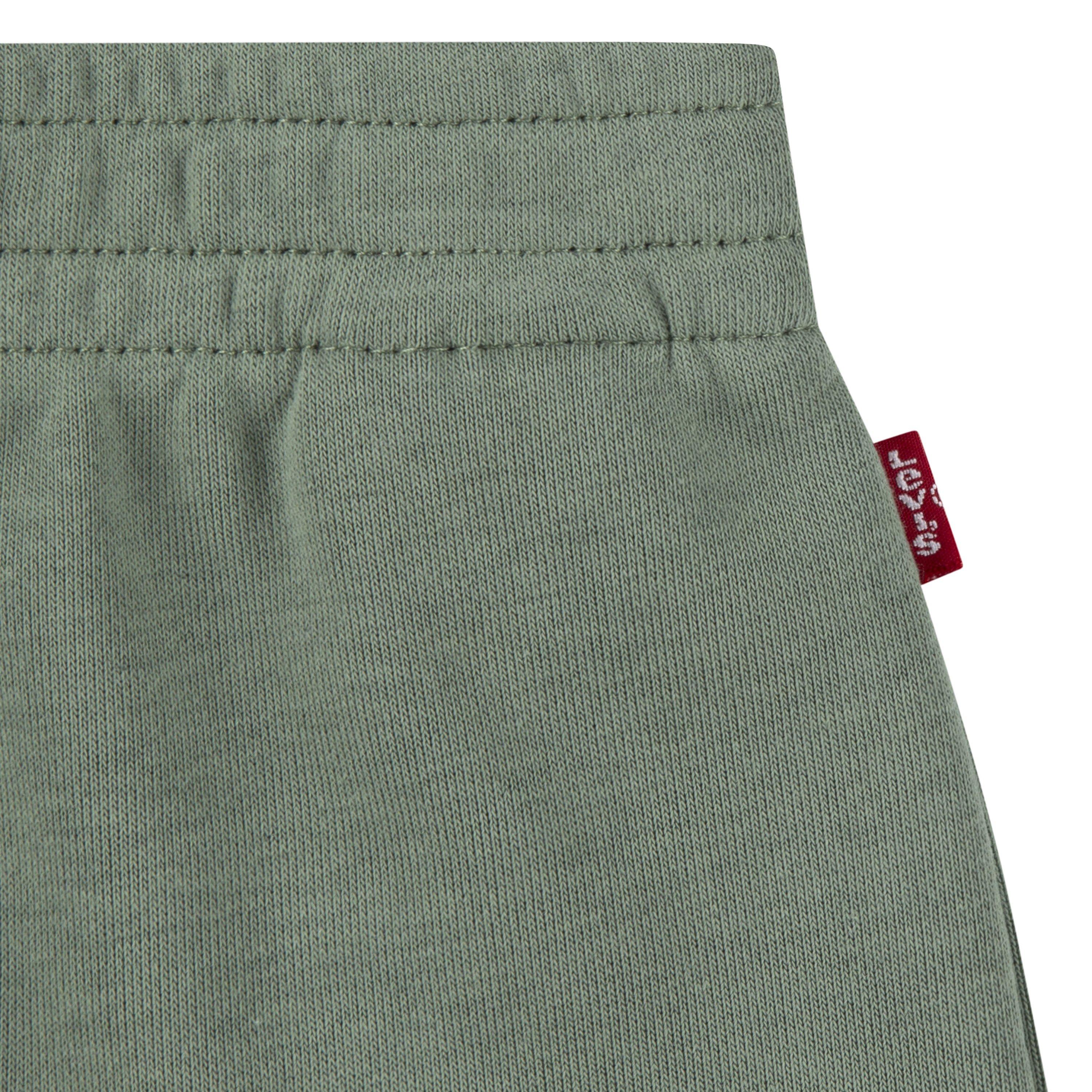 Levi's Chest Stripe Logo Toddler Boys' Cream/Green Sort Set