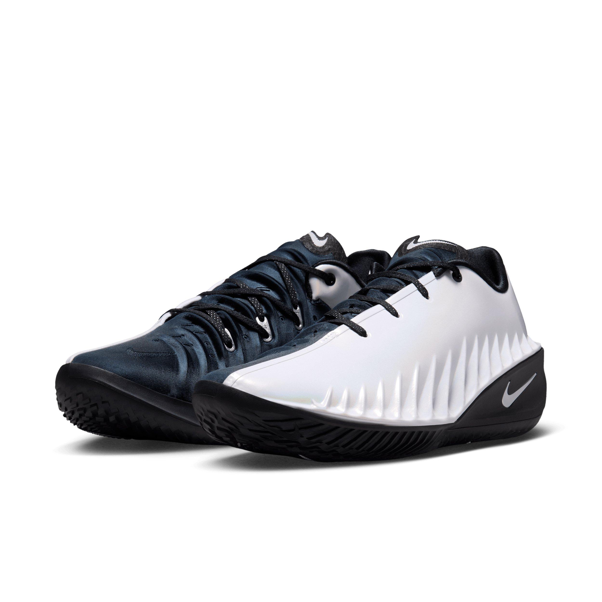 Nike G.T. Cut 4 "White/Black/Metallic Silver" Men's Basketball Shoe - WHITE/BLACK/SILVER Thumbnail View 3