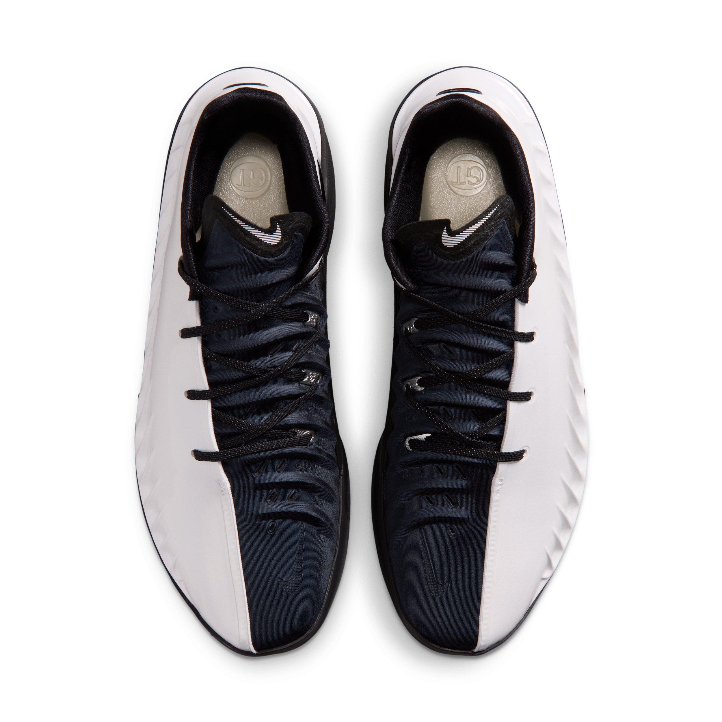 Nike G.T. Cut 4 "White/Black/Metallic Silver" Men's Basketball Shoe - WHITE/BLACK/SILVER Thumbnail View 4