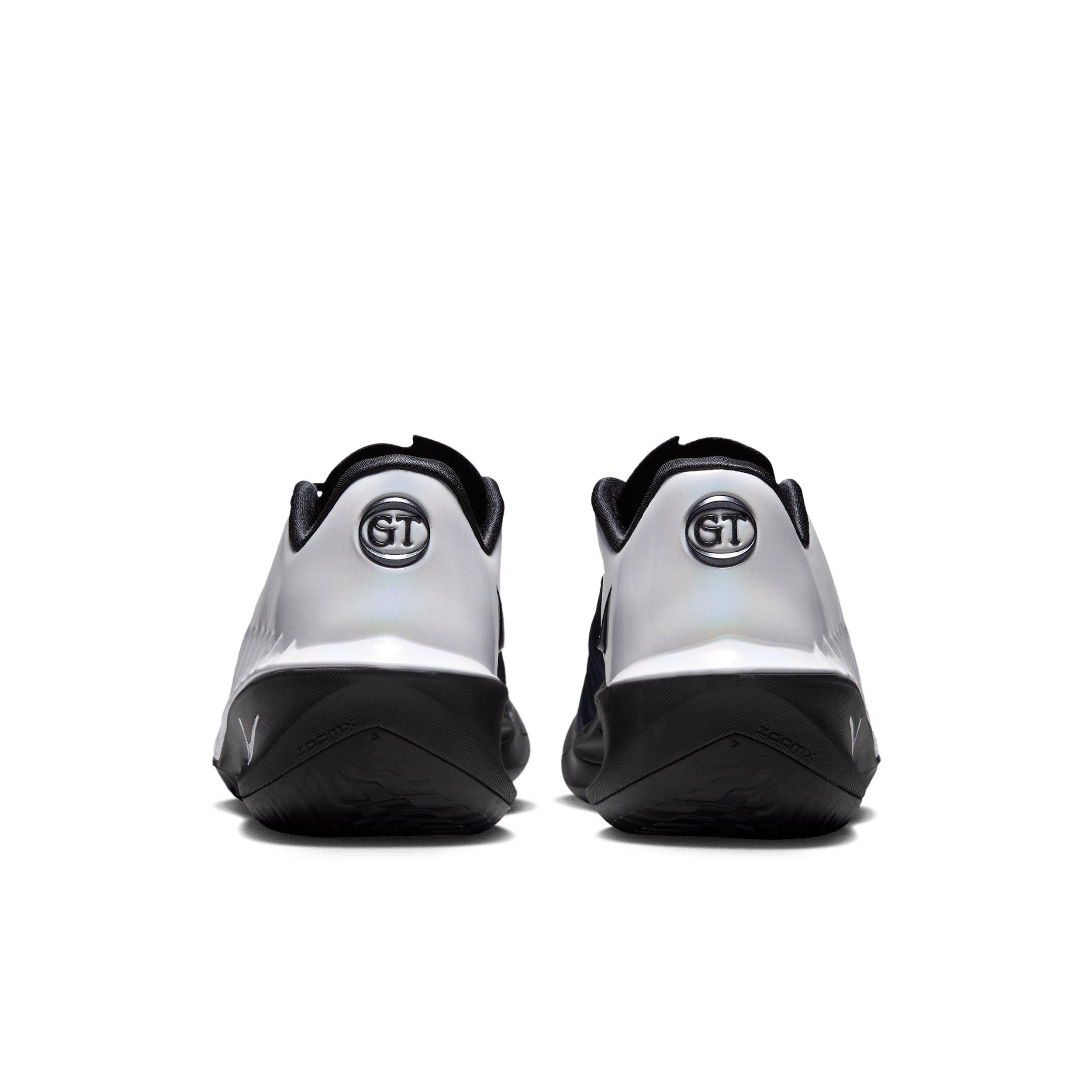 Nike G.T. Cut 4 "White/Black/Metallic Silver" Men's Basketball Shoe - WHITE/BLACK/SILVER Thumbnail View 5