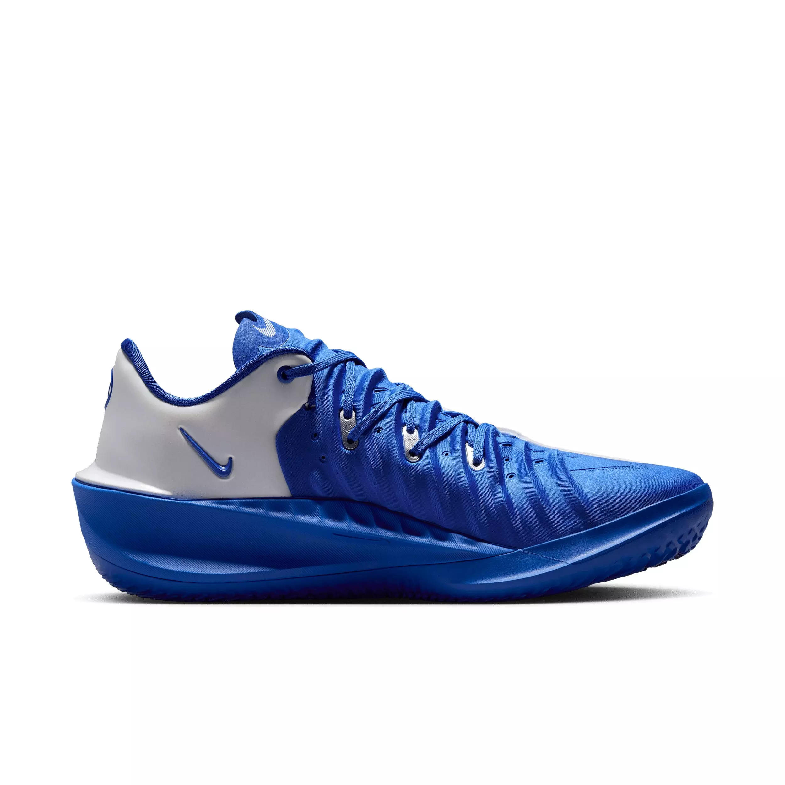 Nike G.T. Cut 4 "White/Game Royal/Metallic Silver" Men's Basketball Shoe - WHITE/ROYAL/SILVER