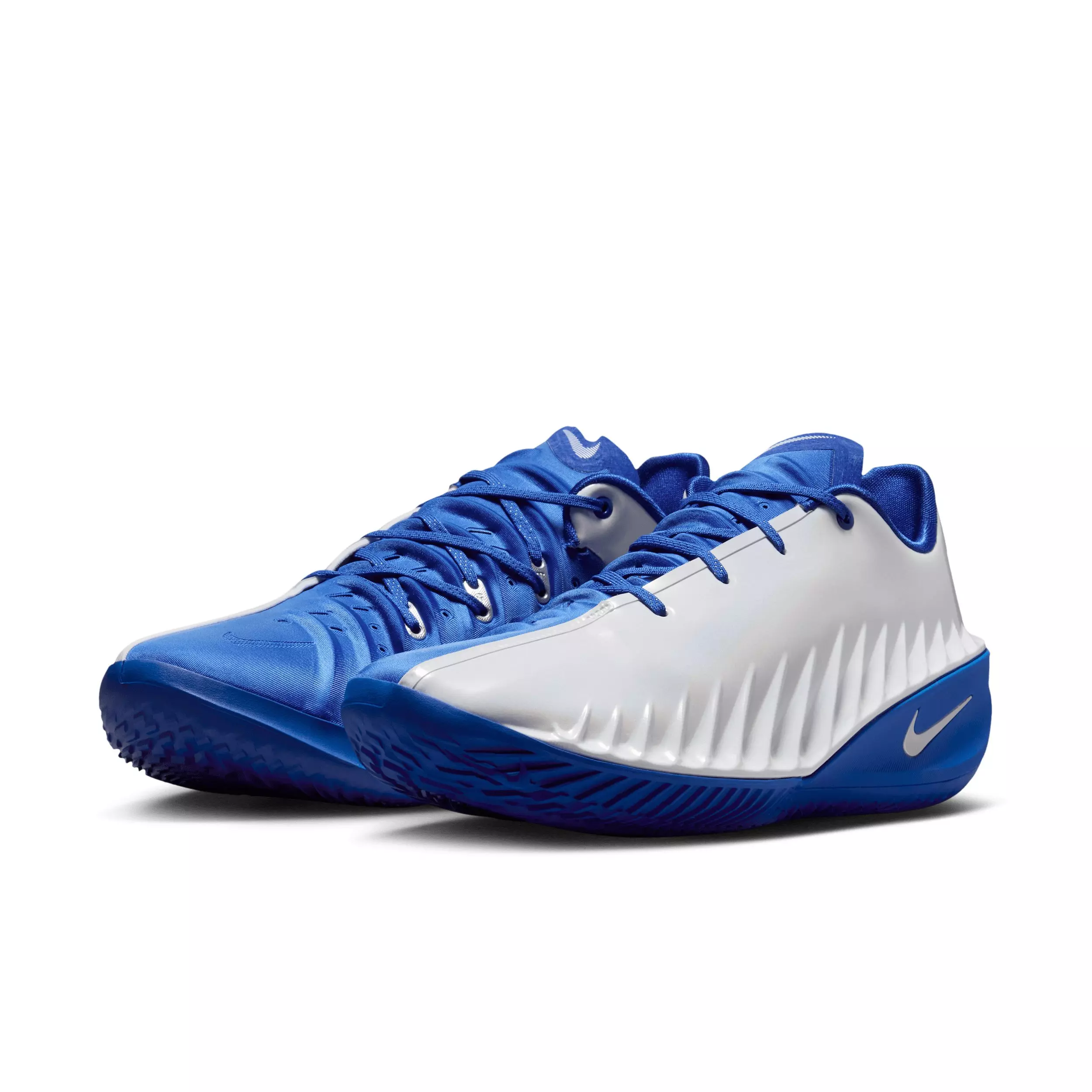 Nike G.T. Cut 4 "White/Game Royal/Metallic Silver" Men's Basketball Shoe - WHITE/ROYAL/SILVER