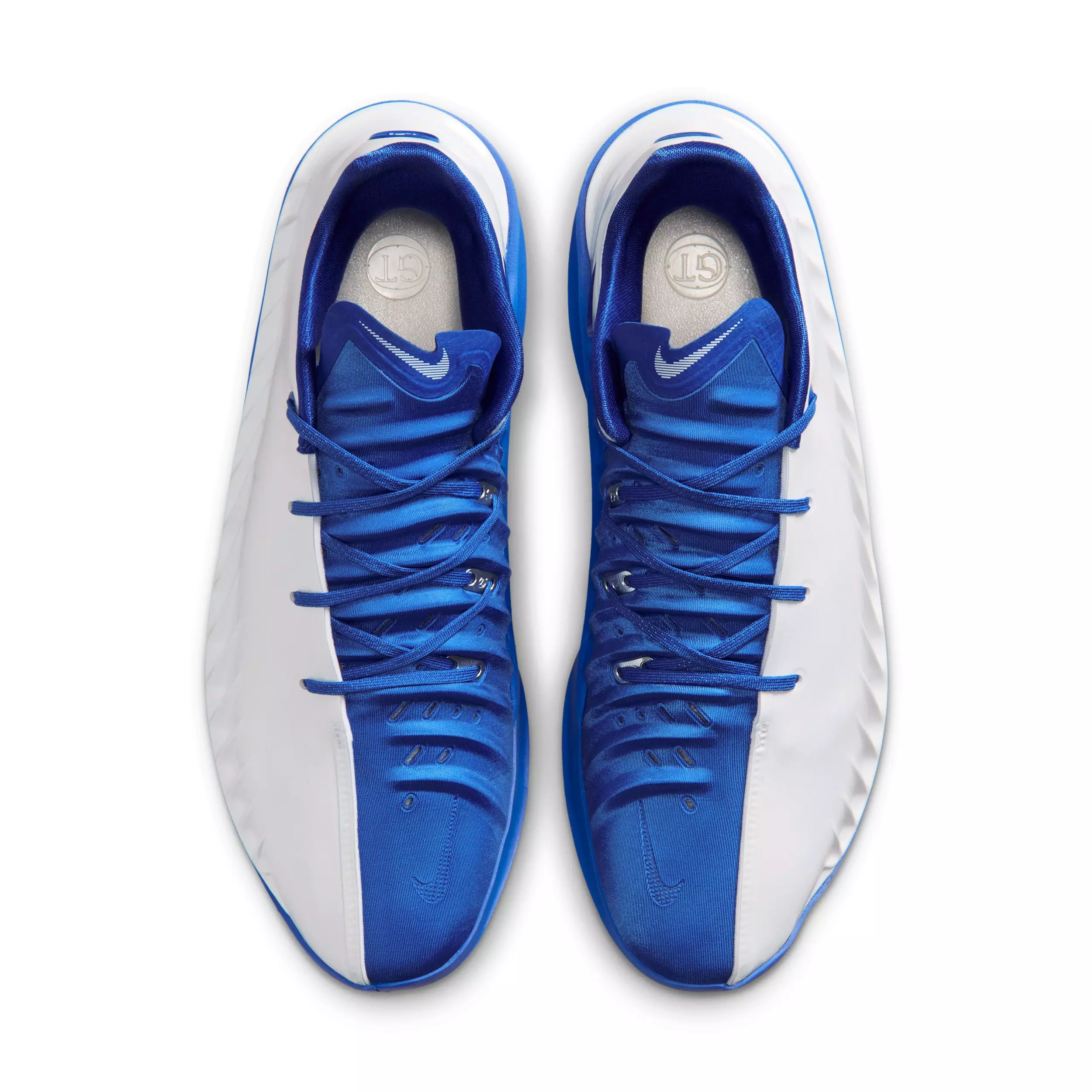 Nike G.T. Cut 4 "White/Game Royal/Metallic Silver" Men's Basketball Shoe - WHITE/ROYAL/SILVER