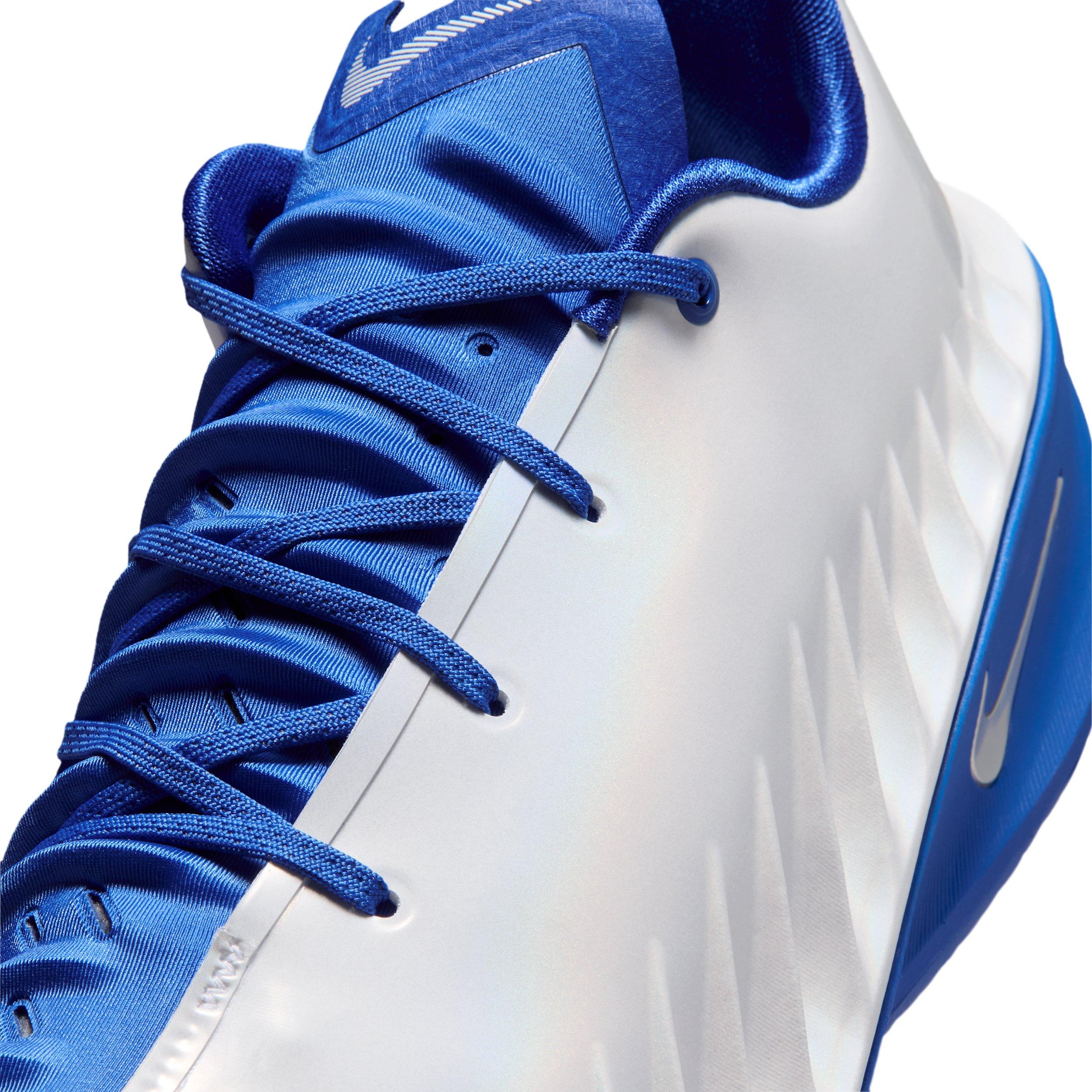 Nike G.T. Cut 4 "White/Game Royal/Metallic Silver" Men's Basketball Shoe - WHITE/ROYAL/SILVER Thumbnail View 7