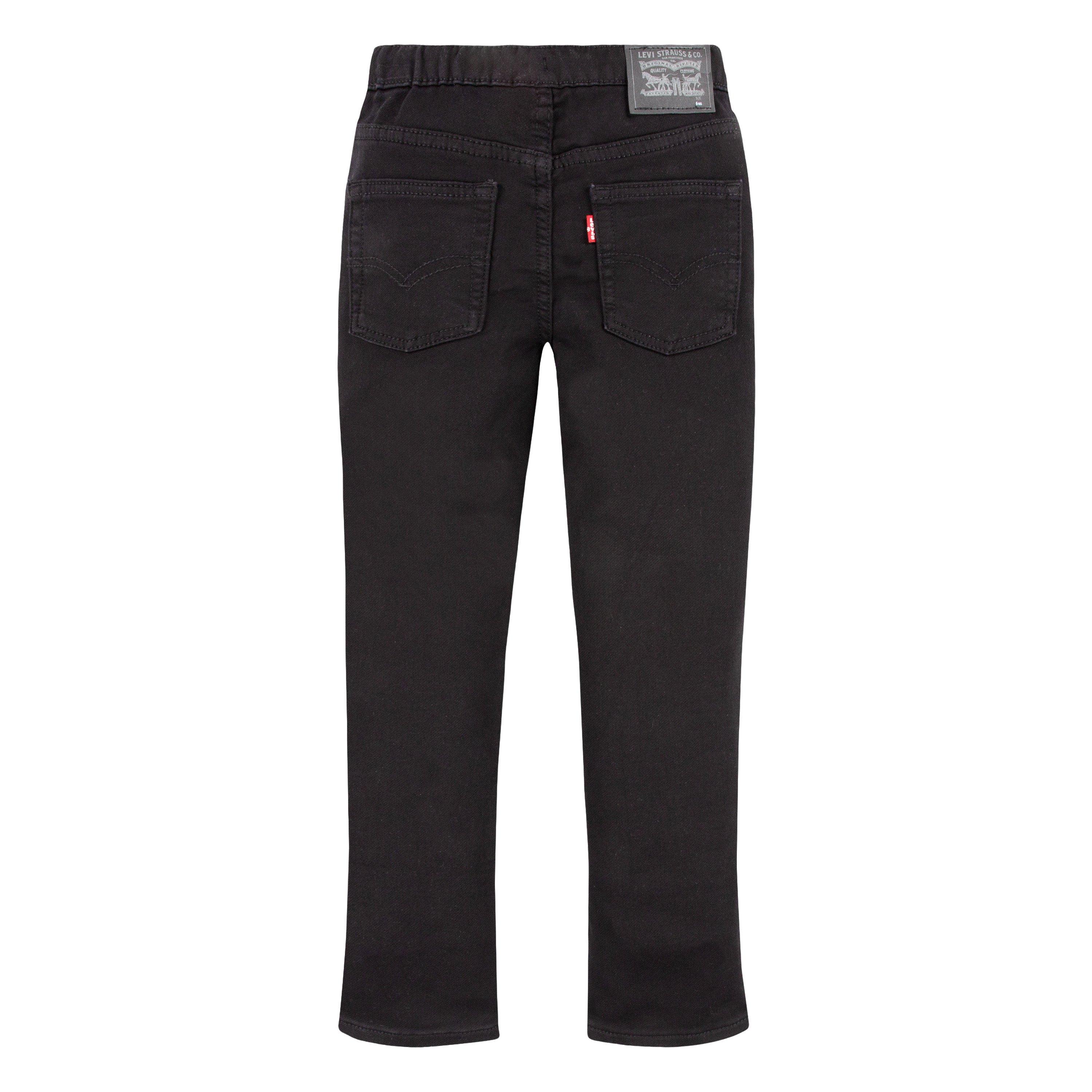 Levi's Little Boys' Skinny Fit Black Wash Pull On Jeans - BLACK Thumbnail View 8
