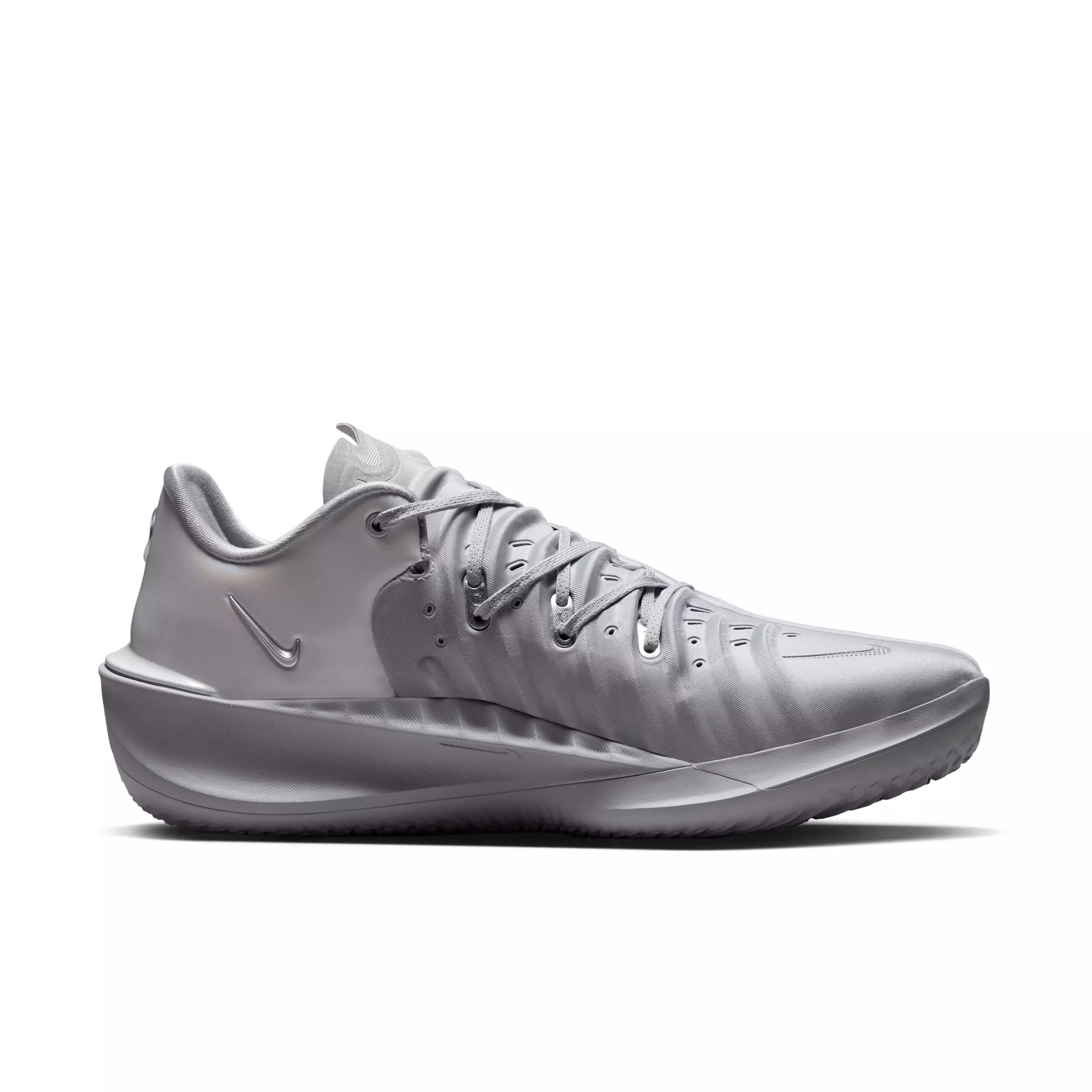 Nike G.T. Cut 4 "White/Wolf Grey/Multi-Color/Metallic Silver" Men's Basketball Shoe - WHITE/GREY/MULTI COLOR/SILVER