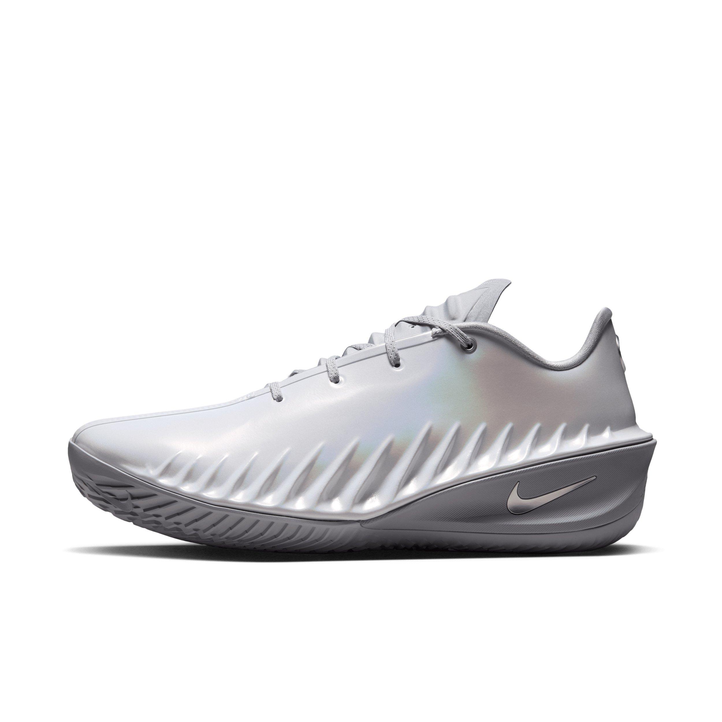Nike G.T. Cut 4 "White/Wolf Grey/Multi-Color/Metallic Silver" Men's Basketball Shoe - WHITE/GREY/MULTI COLOR/SILVER Thumbnail View 2
