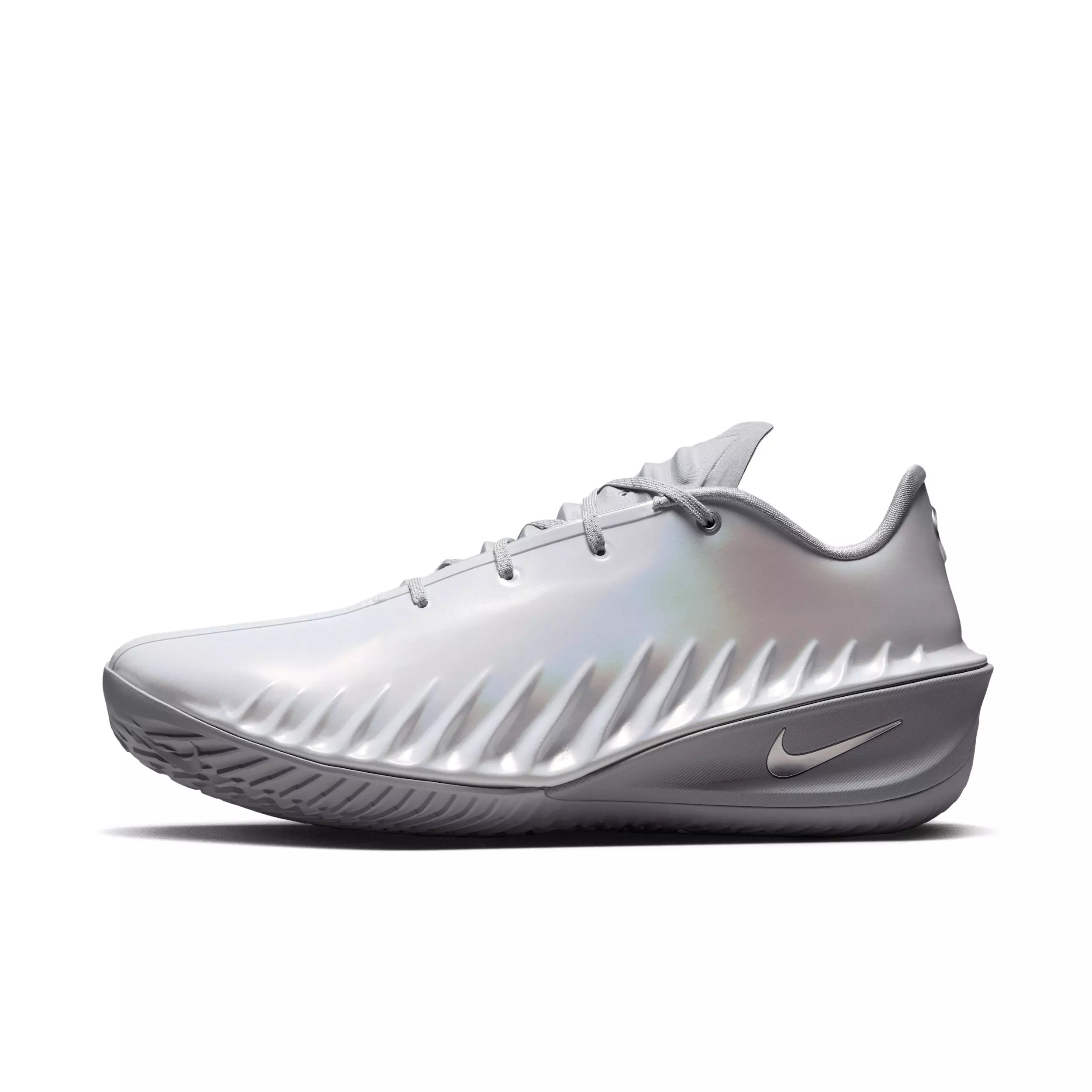 Nike G.T. Cut 4 "White/Wolf Grey/Multi-Color/Metallic Silver" Men's Basketball Shoe - WHITE/GREY/MULTI COLOR/SILVER